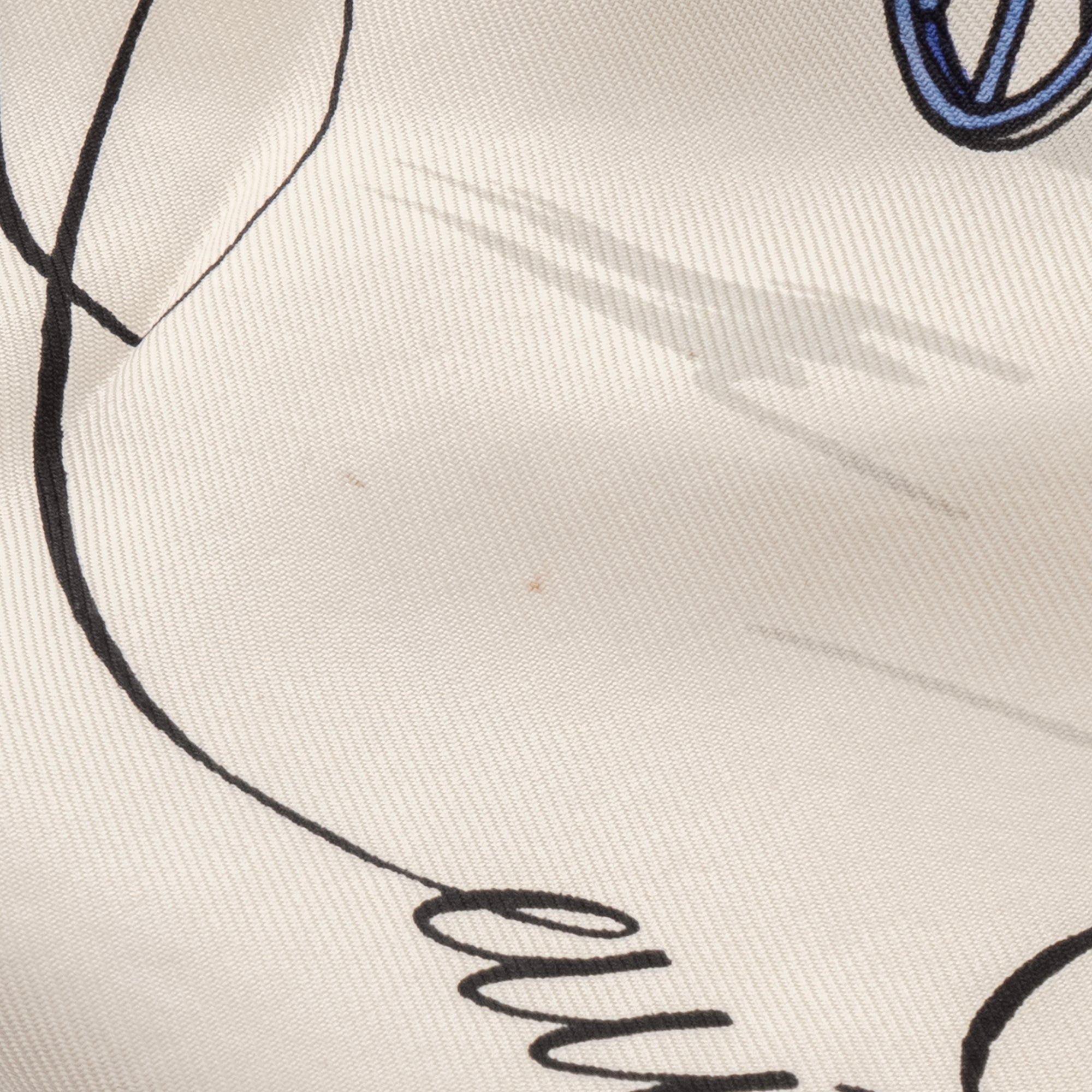 HERMÈS - Carré 90 Quai aux Fleurs Hermès en soie multicolore