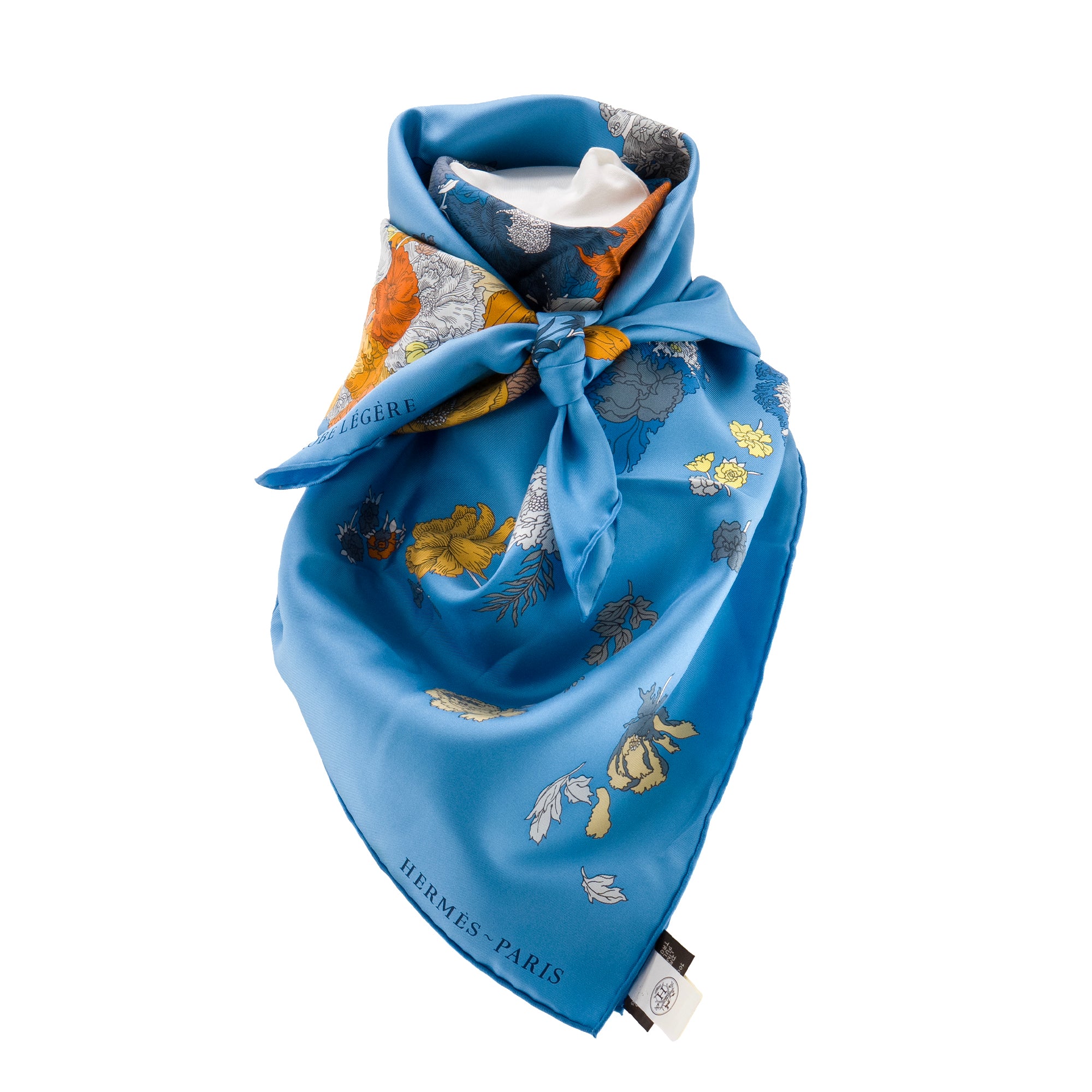 HERMÈS - Carré 90 Robe Légère Hermès en soie multicolore