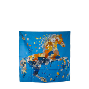 HERMÈS - Carré 90 Robe Légère Hermès en soie multicolore