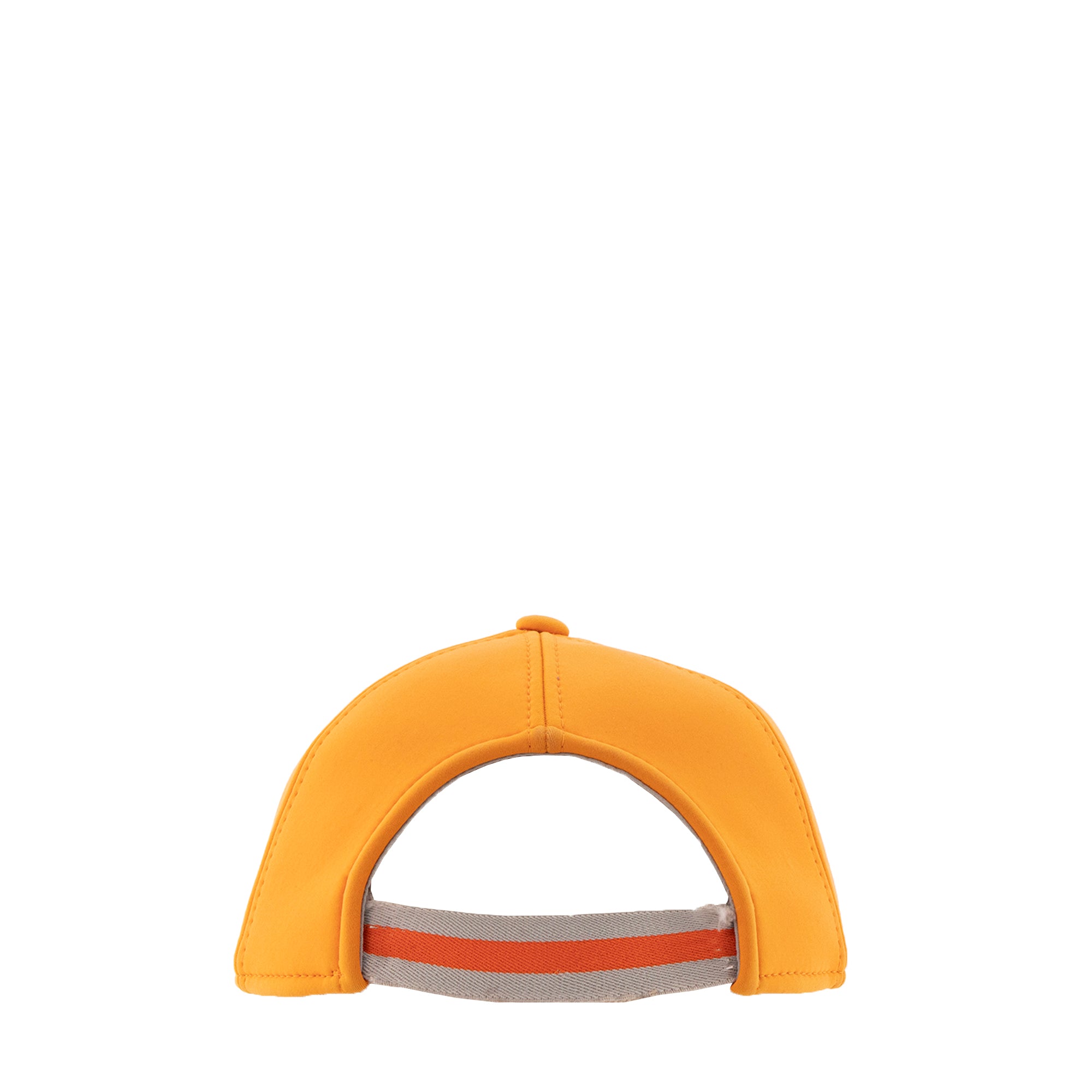 HERMÈS - Casquette Hermès en toile jaune (S)