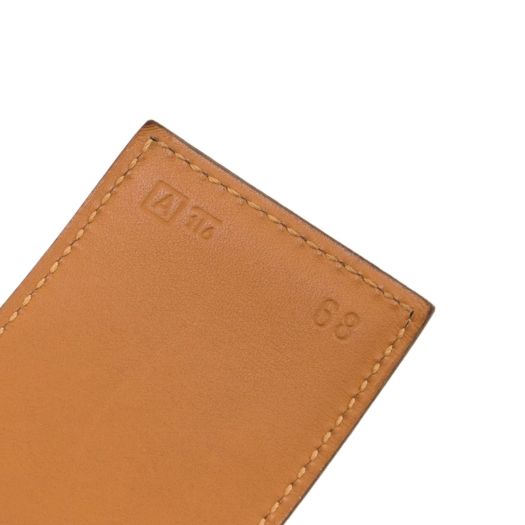 HERMÈS - Ceinture Collier de Chien Hermès en cuir box noir (T68)