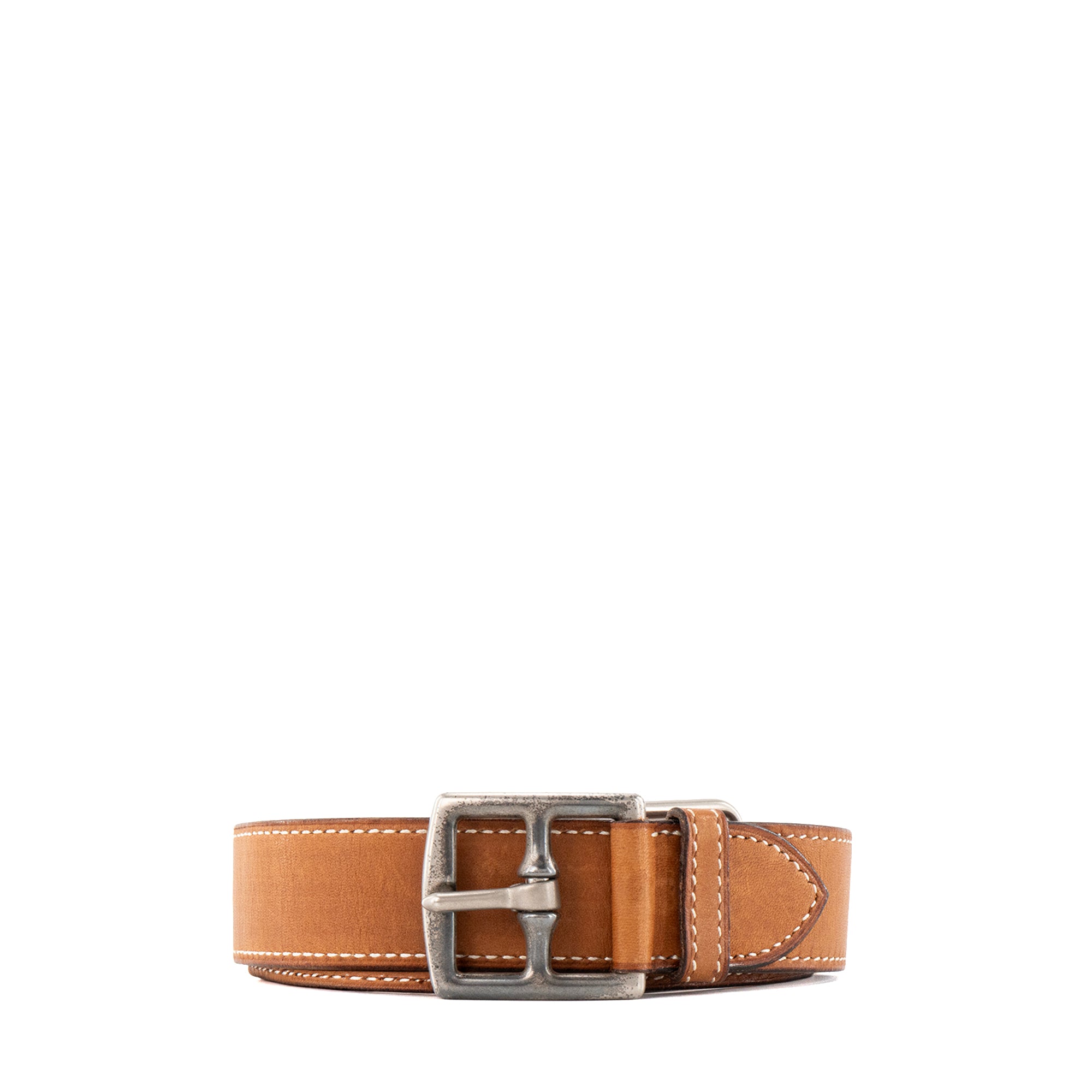 HERMÈS - Ceinture Etrivière Hermès en cuir barenia (T78)