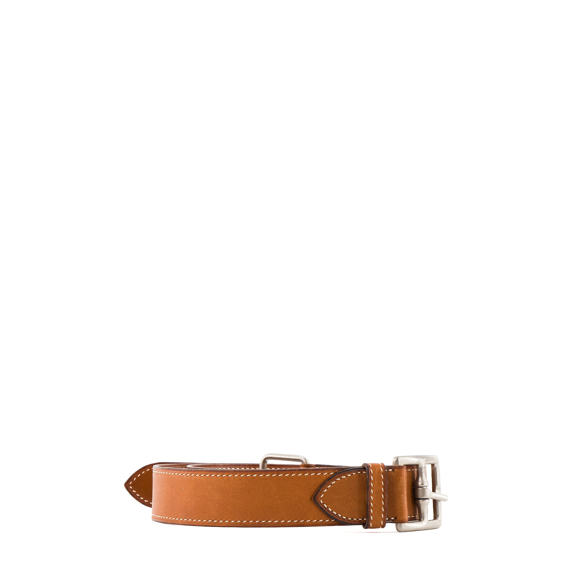 HERMÈS - Ceinture Etrivière Hermès en cuir barenia (T78)