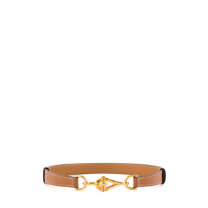 HERMÈS - Ceinture Régate 24 Hermès en cuir grainé gold (TU)