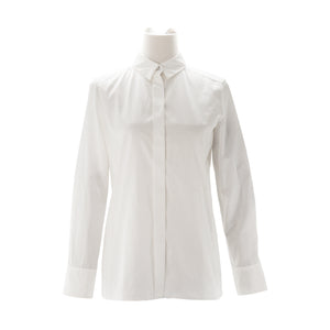 HERMÈS - Chemise Micro Hermès en twill de coton (T36)