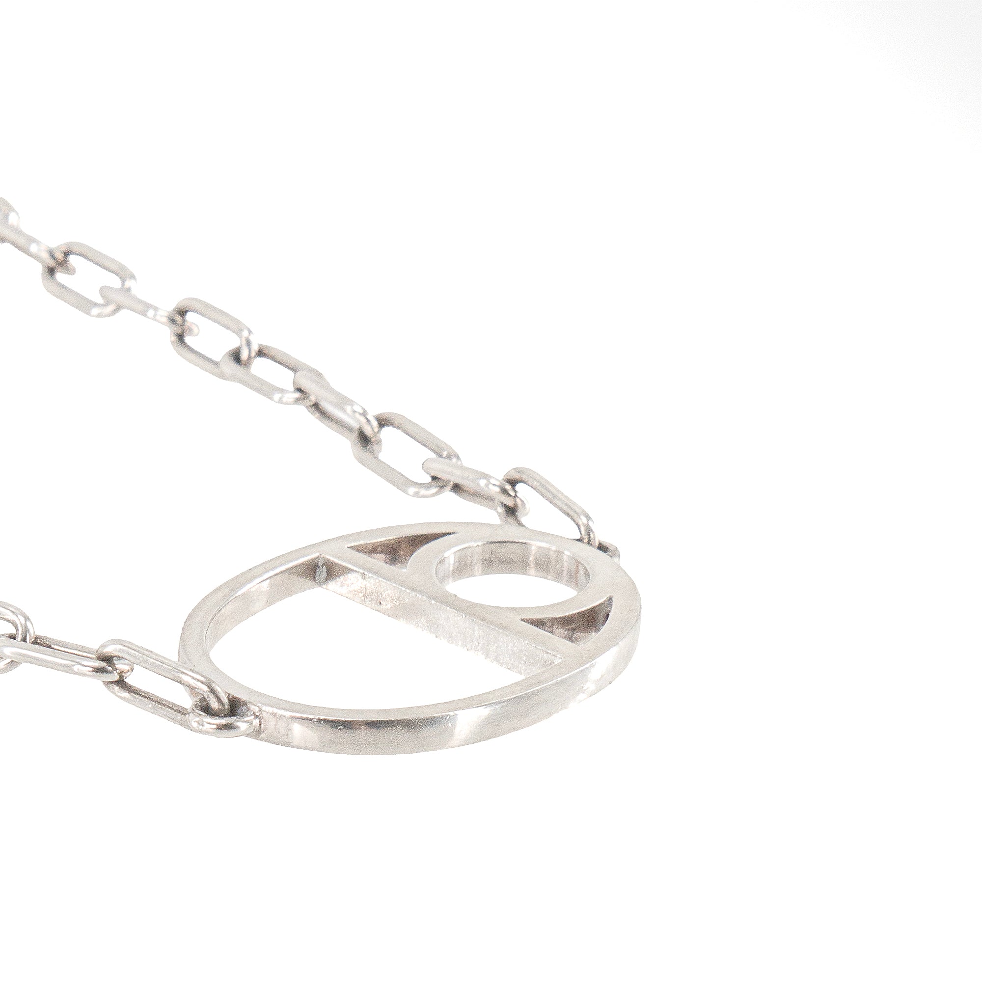 HERMÈS - Collier Chaine d'Ancre Hermès en argent