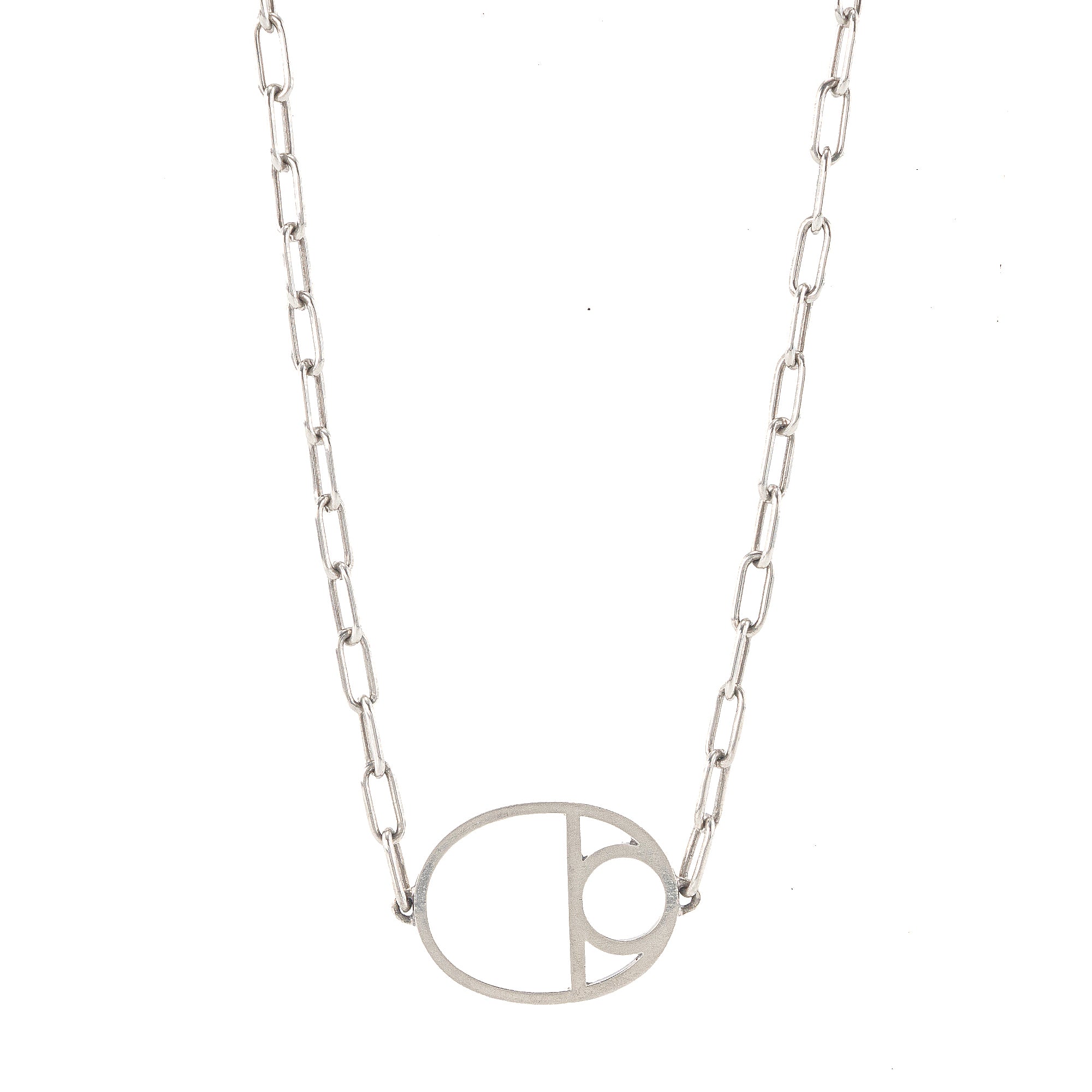 HERMÈS - Collier Chaine d'Ancre Hermès en argent