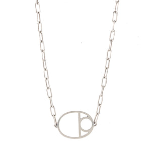 HERMÈS - Collier Chaine d'Ancre Hermès en argent