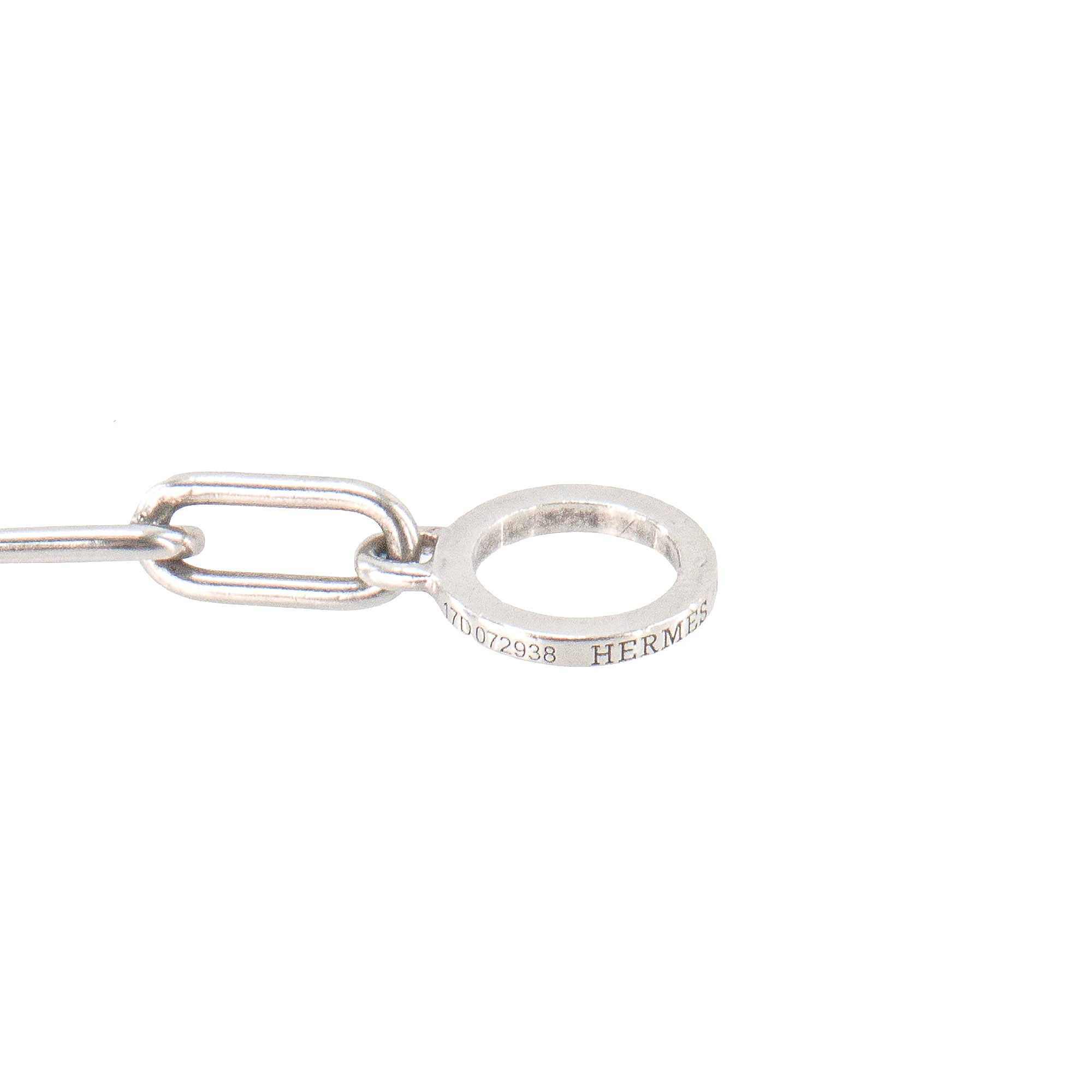 HERMÈS - Collier Chaine d'Ancre Hermès en argent