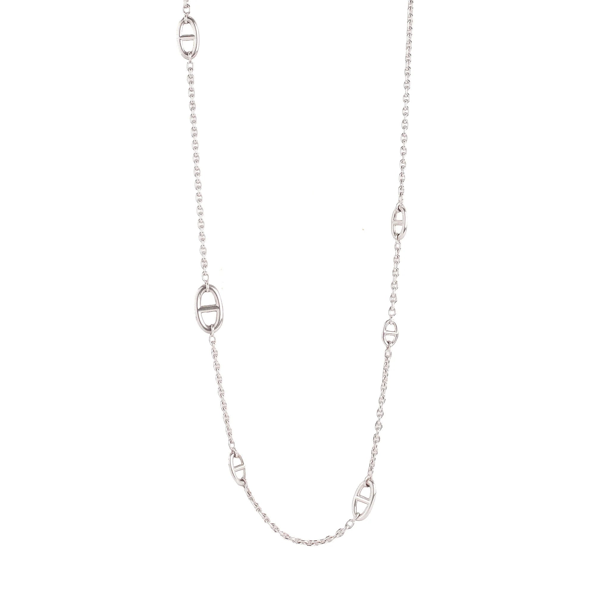 HERMÈS - Sautoir Farandole 80 Hermès en argent