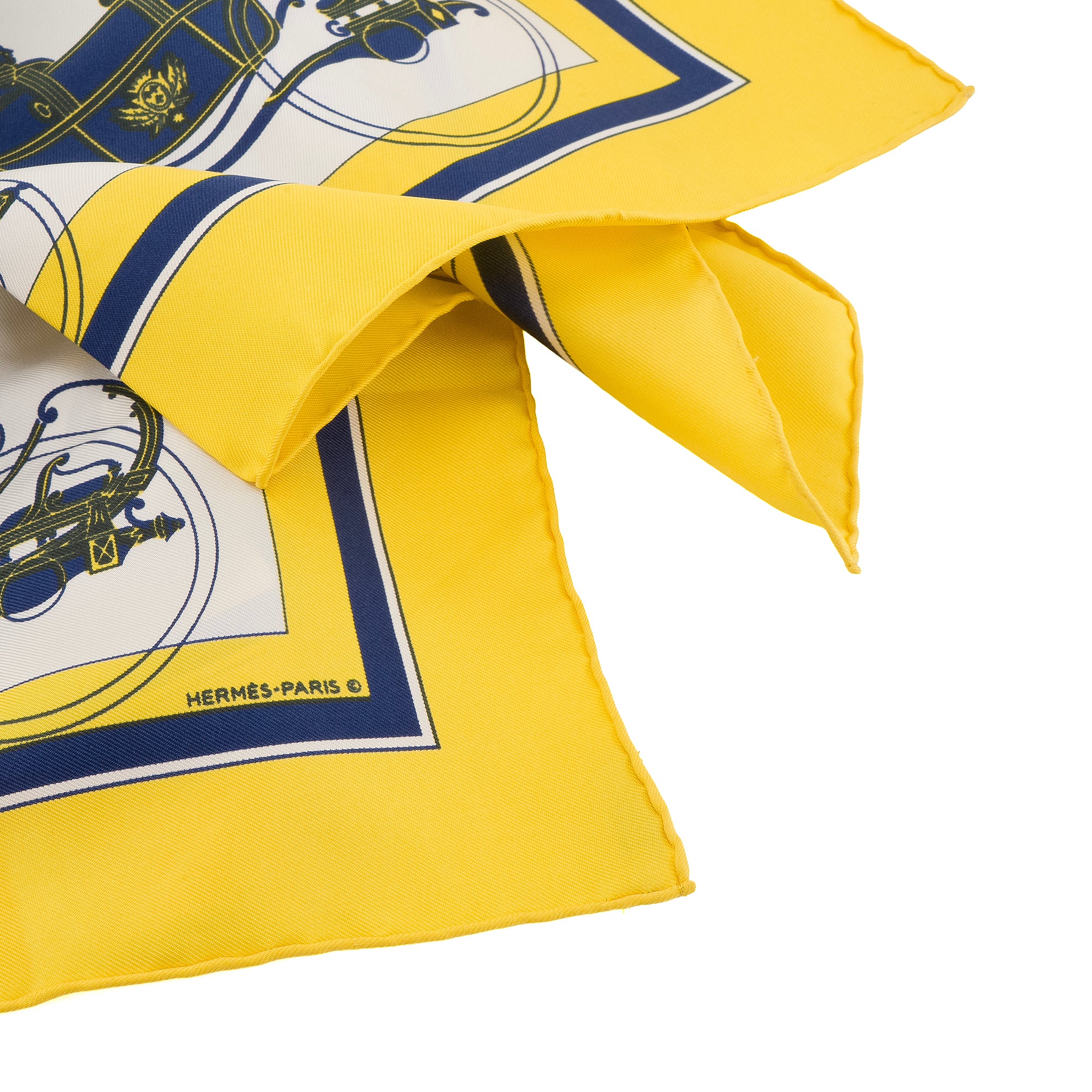 HERMÈS - Gavroche 45 Hermès en soie multicolore