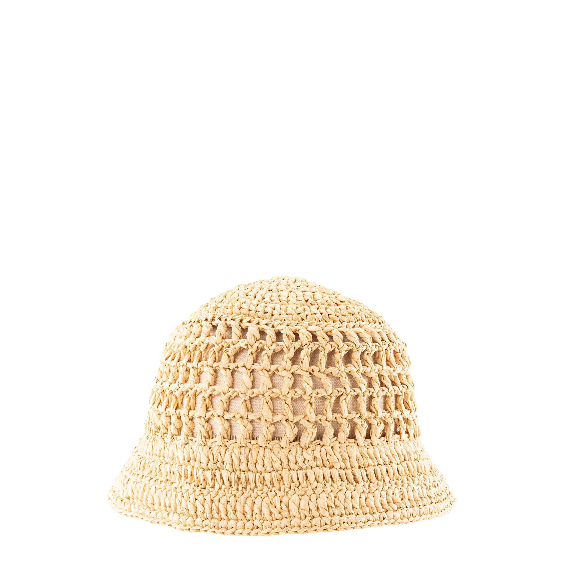 PRADA - Chapeau Prada en raphia beige (M)