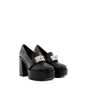 HERMÈS - Kelly heeled loafers