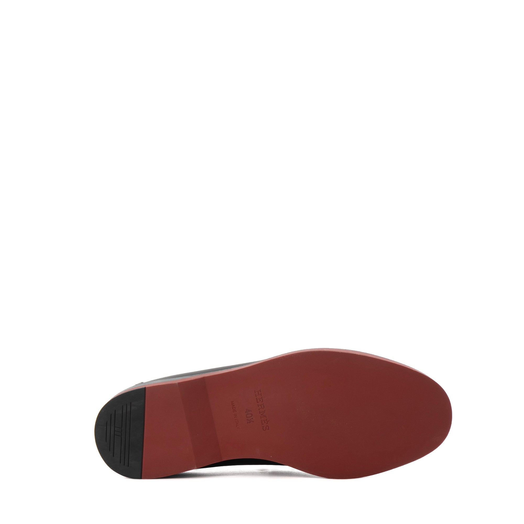 HERMÈS - Mocassins Bob Hermès en en cuir noir (T40.5)