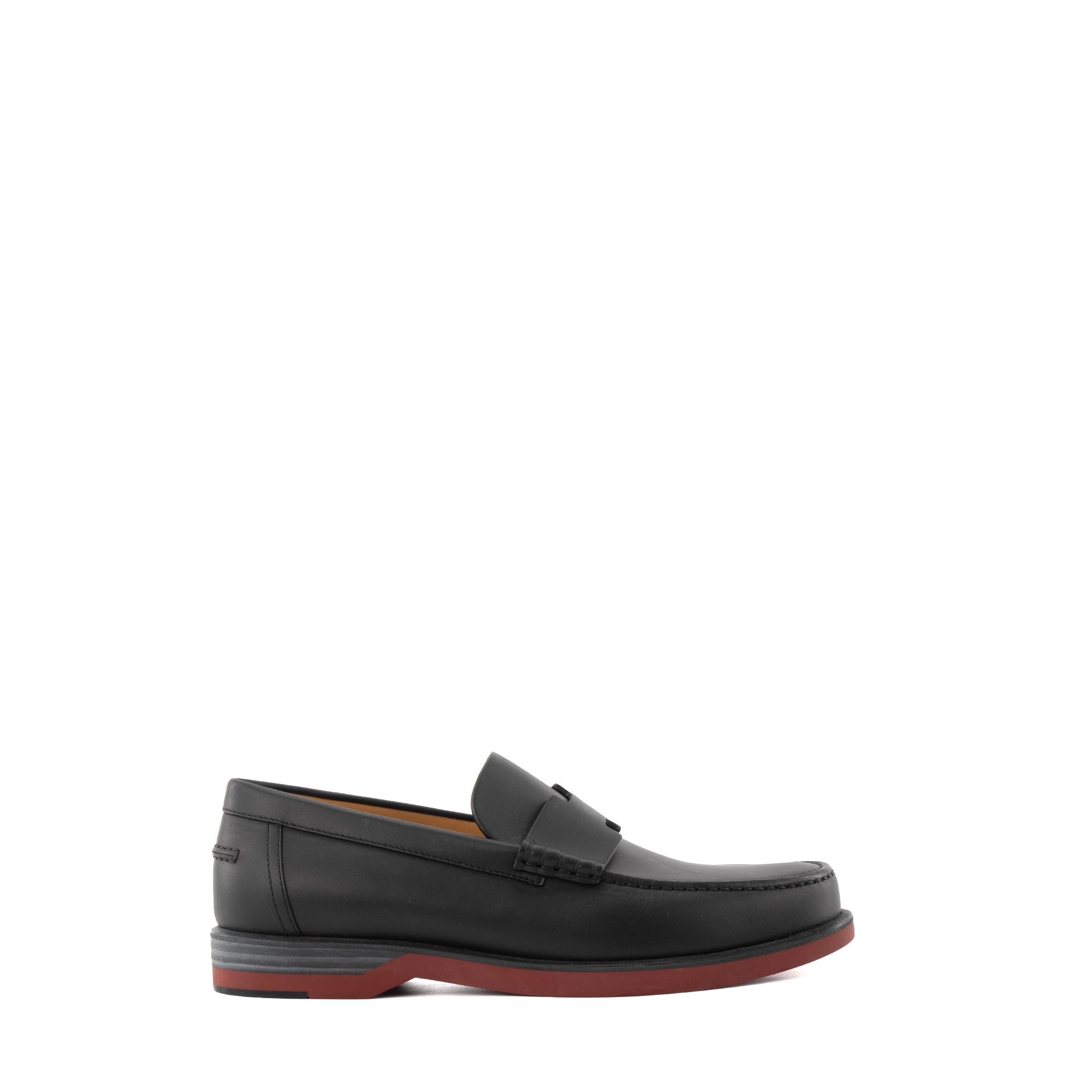 HERMÈS - Mocassins Bob Hermès en en cuir noir (T40.5)