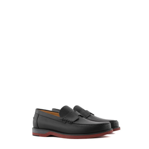 HERMÈS - Mocassins Bob Hermès en en cuir noir (T40.5)