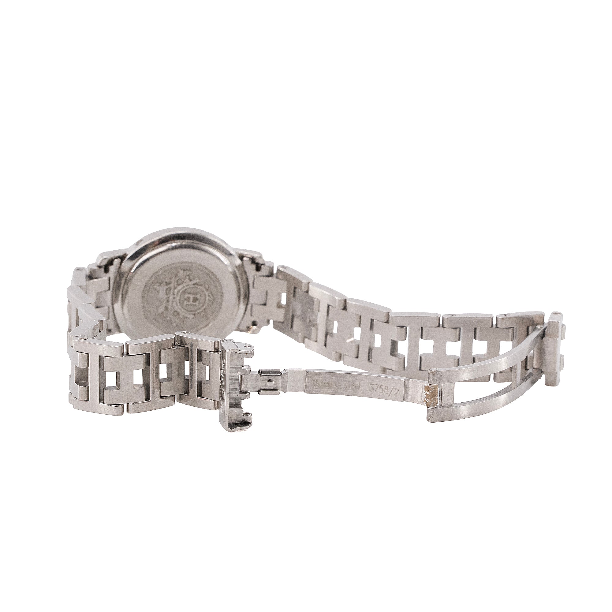 HERMÈS - Montre Clipper Hermès en acier