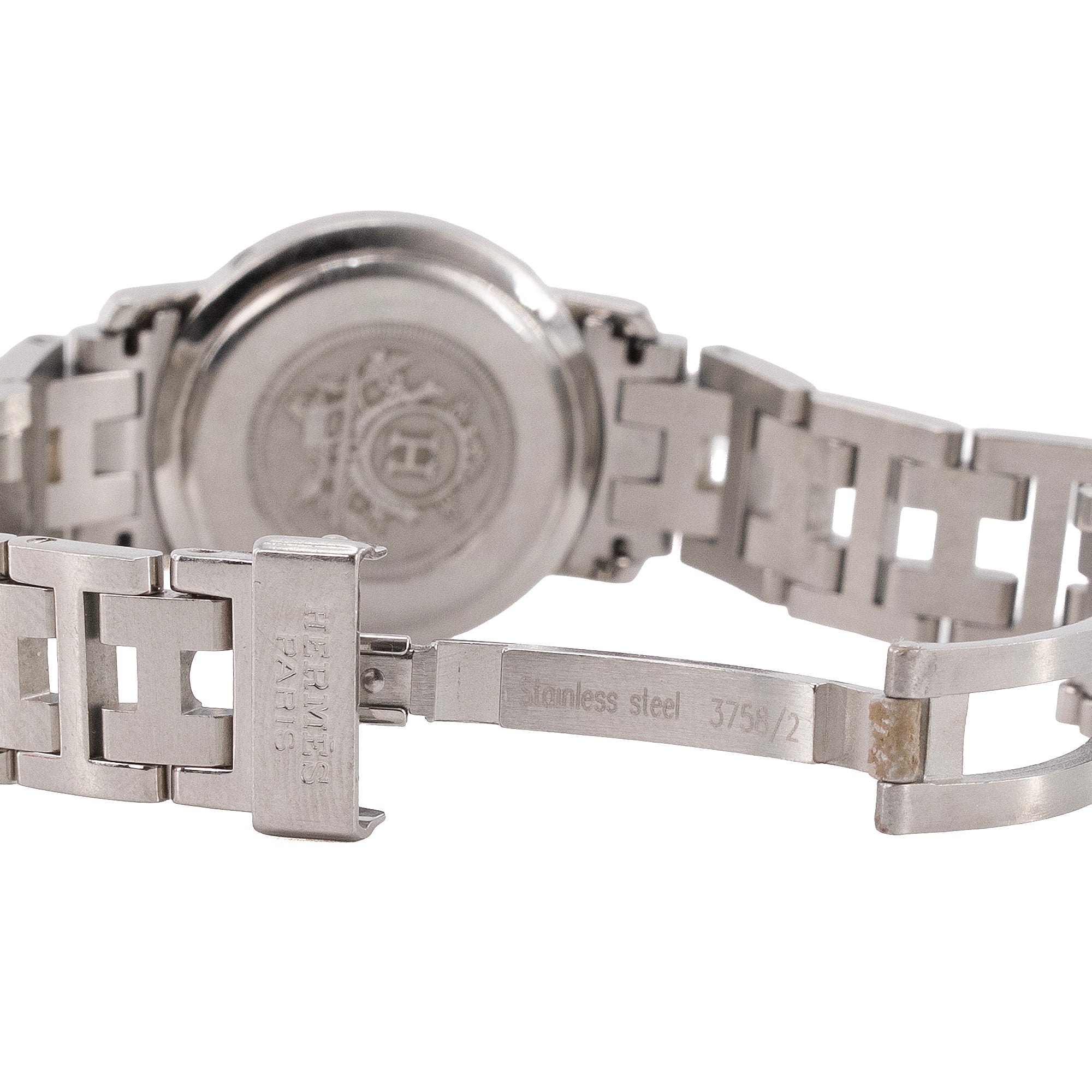 HERMÈS - Montre Clipper Hermès en acier