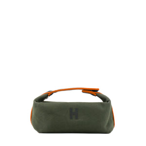 HERMÈS - Pochette Bride-à-Brac PM Hermès en toile multicolore