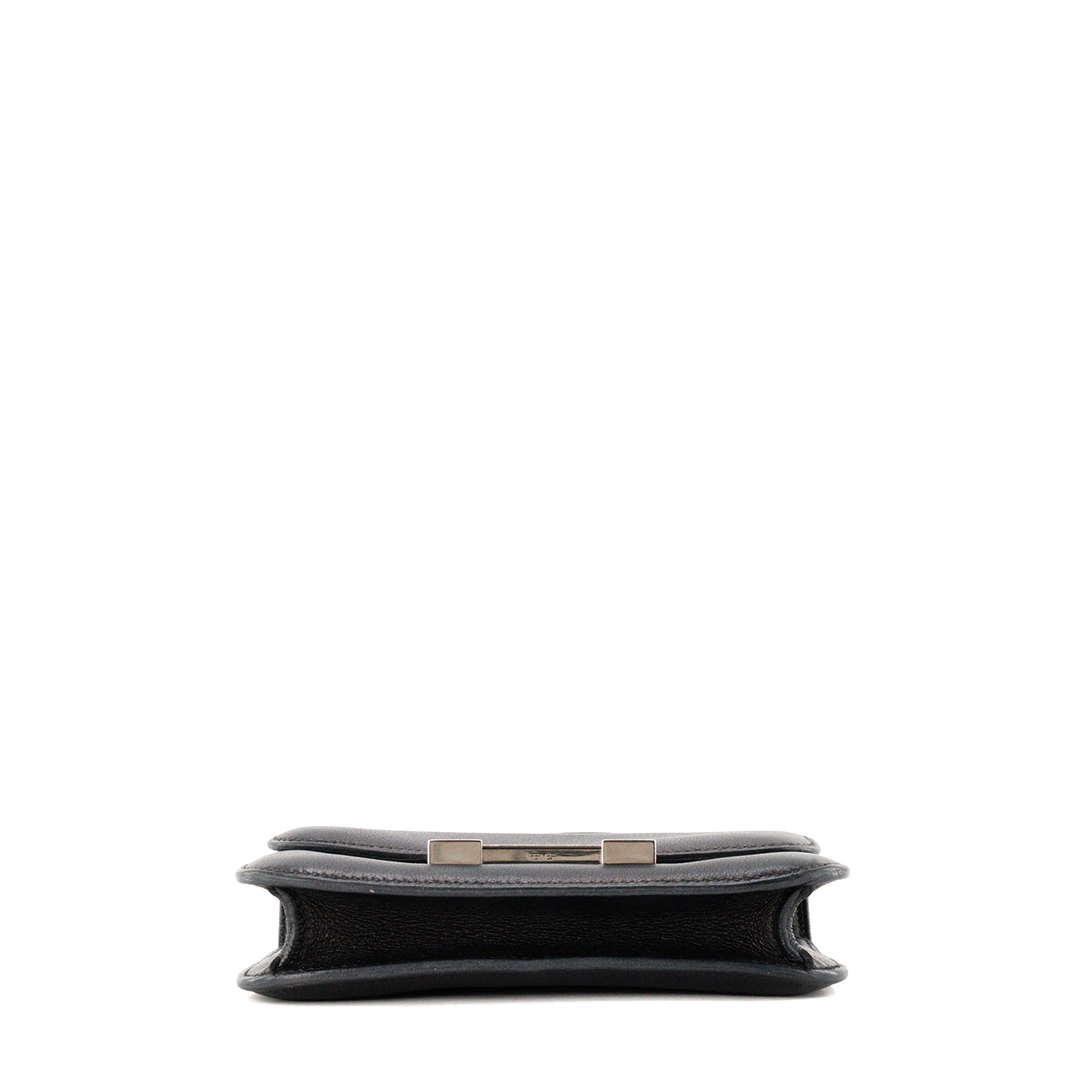 HERMÈS - Sac à bandoulière Constance 14 micro Hermès en cuir swift noir
