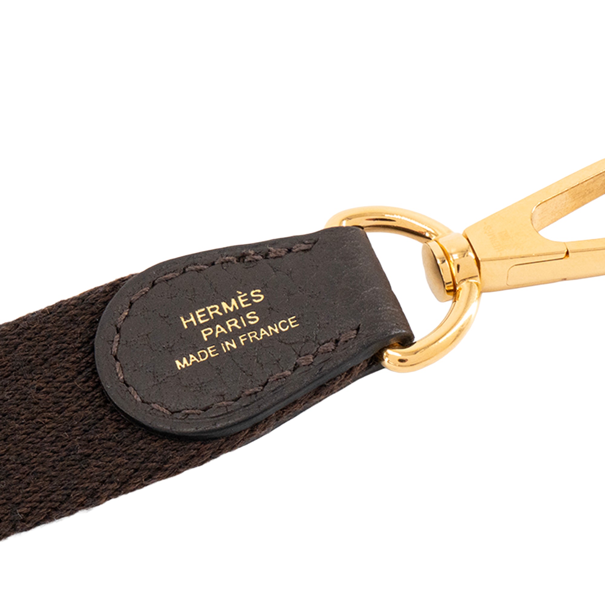 HERMÈS - Sac à bandoulière Evelyne 16 Mini Hermès en cuir clémence ébène