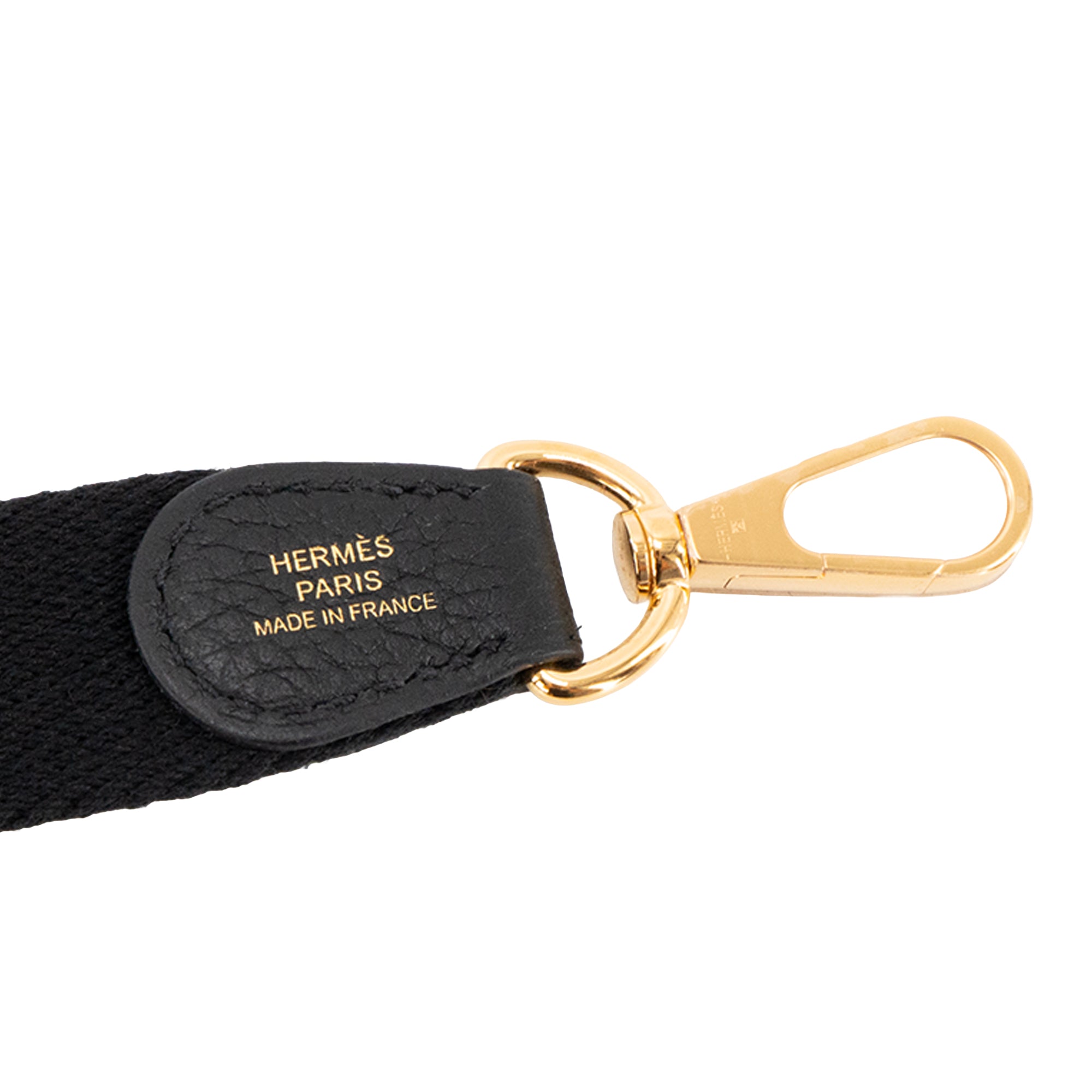 HERMÈS - Sac à bandoulière Evelyne 16 Hermès en cuir clémence noir