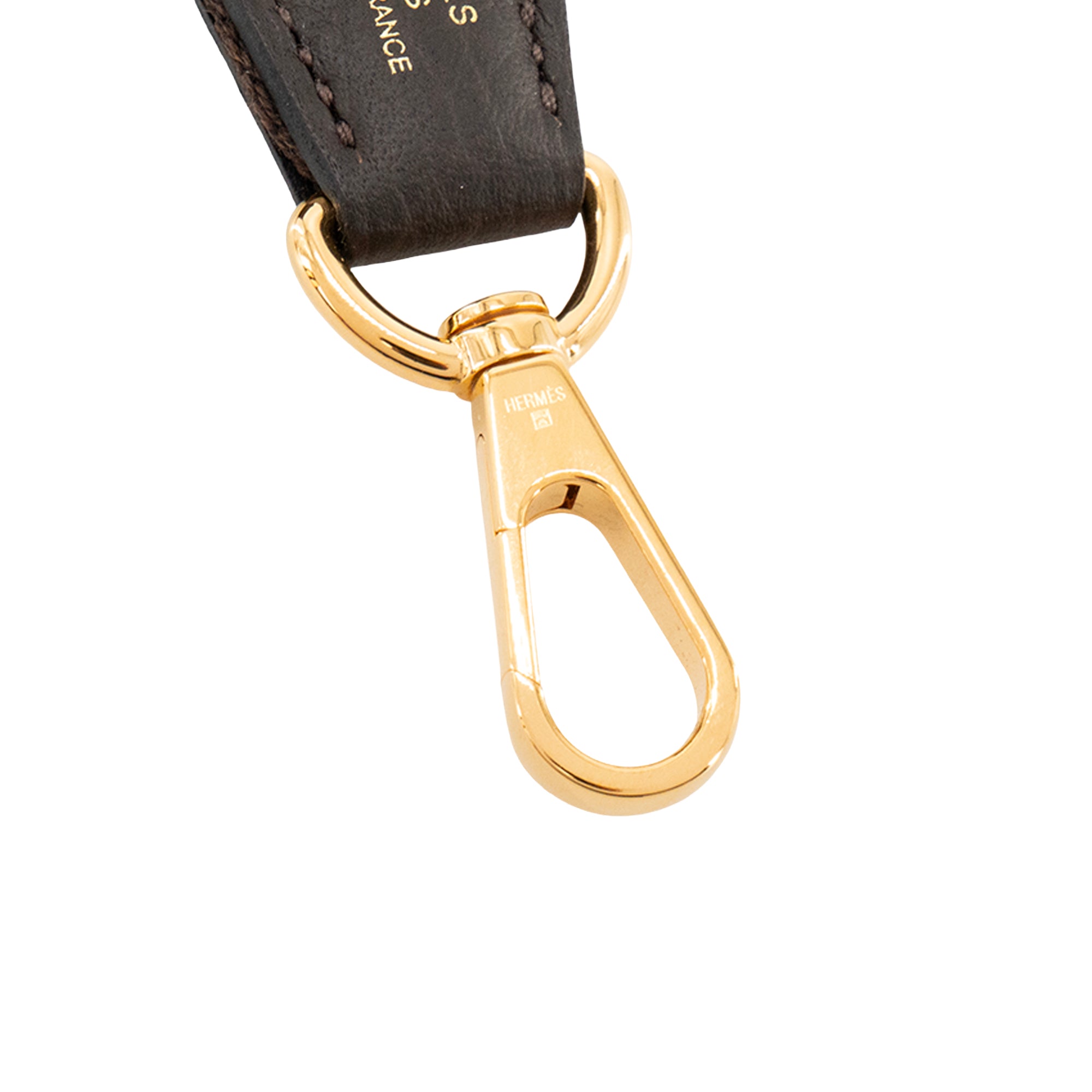 HERMÈS - Sac à bandoulière Evelyne 16 Hermès en cuir clémence marron ébène