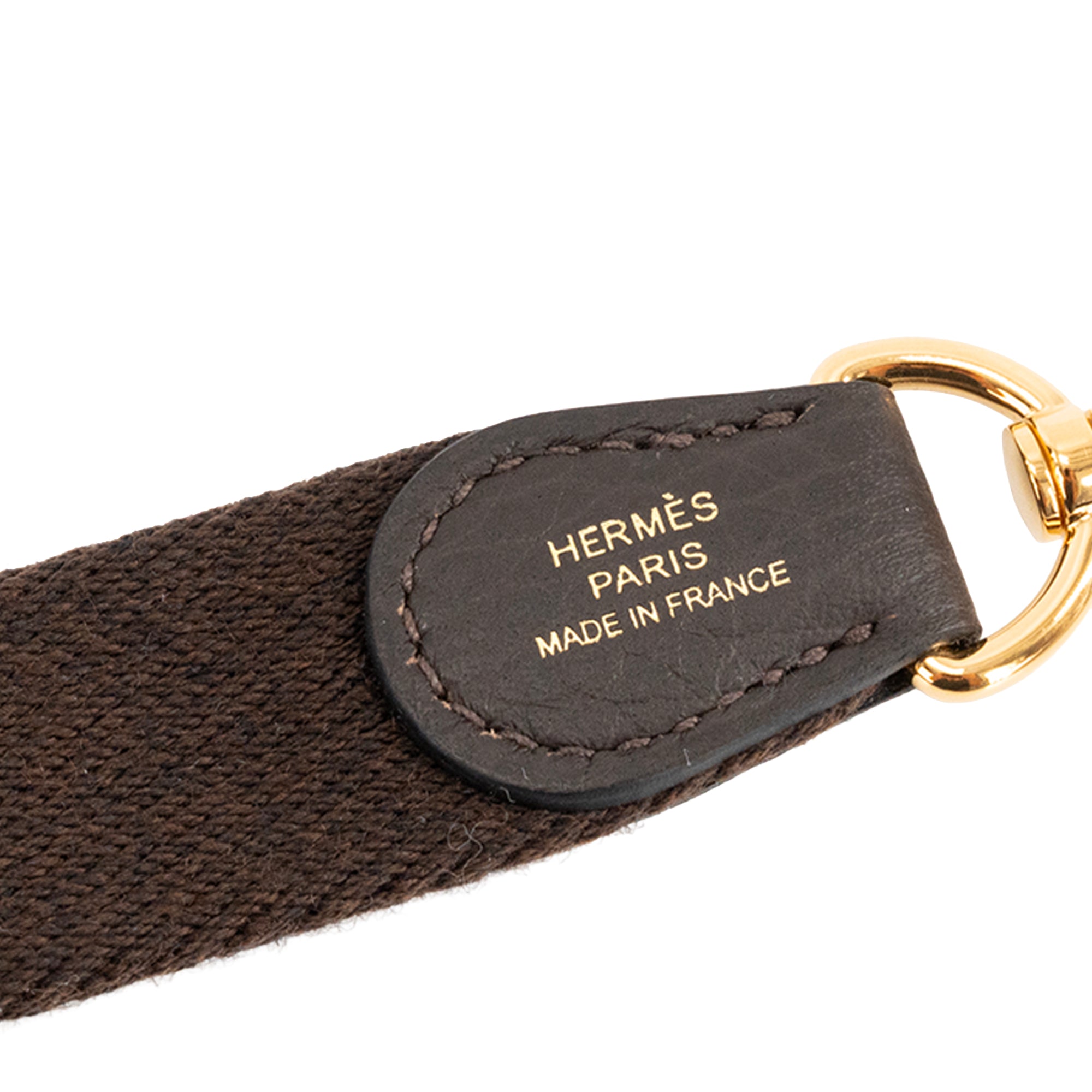 HERMÈS - Sac à bandoulière Evelyne 16 Hermès en cuir clémence marron ébène