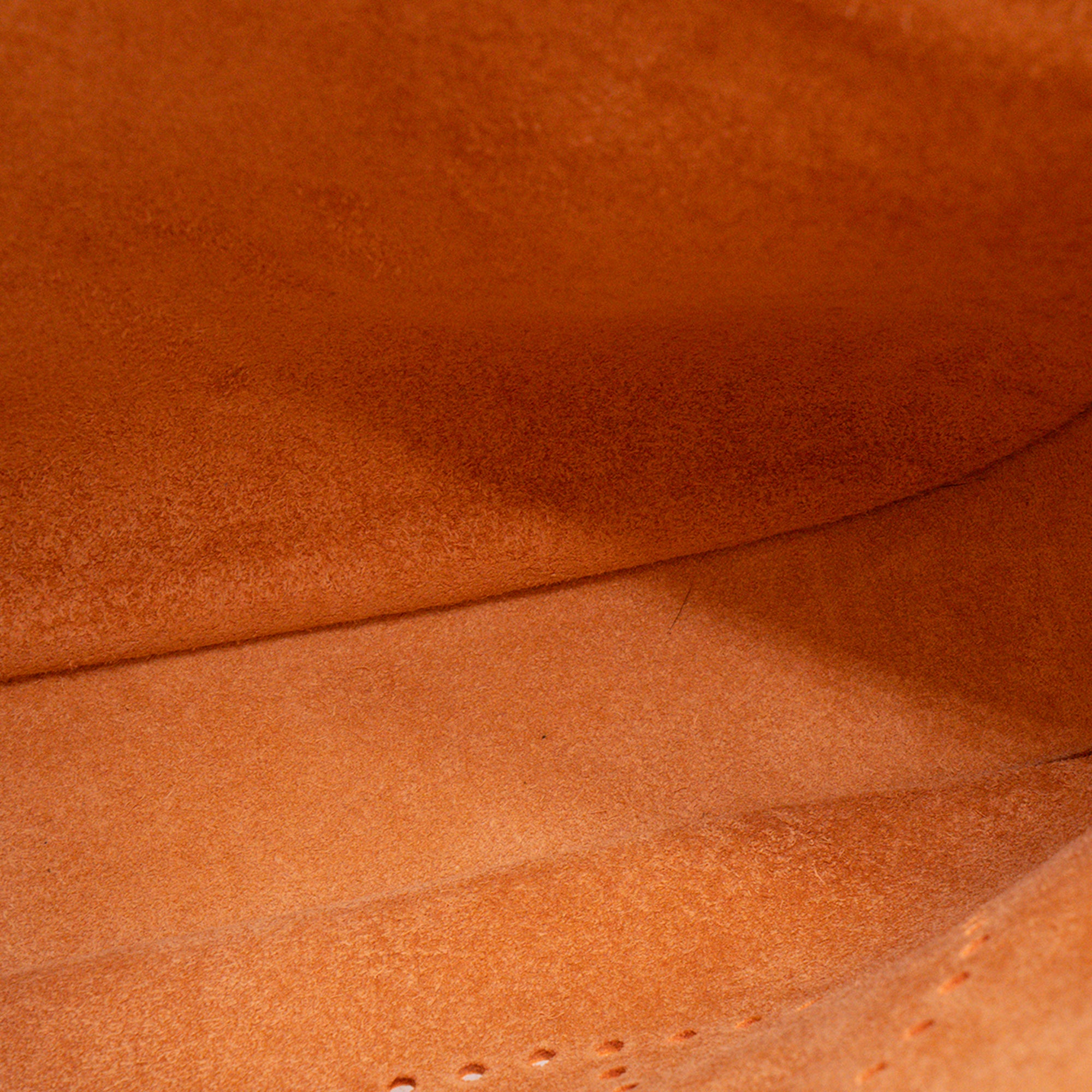HERMÈS - Sac à bandoulière Evelyne 29 Hermès en cuir clémence orange H