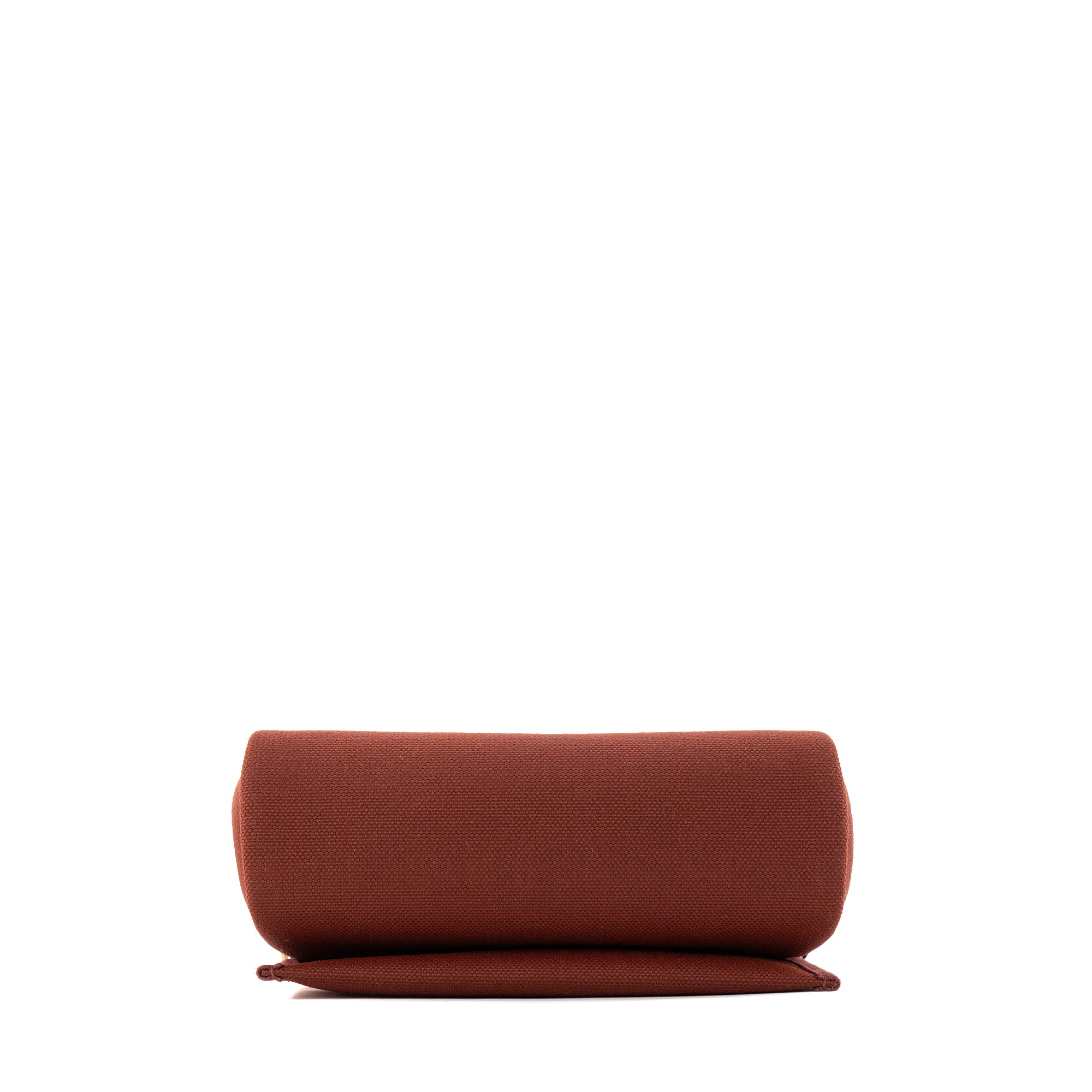 HERMÈS - Sac à bandoulière Herbag Mini Hermès en cuir lisse et toile rouge H