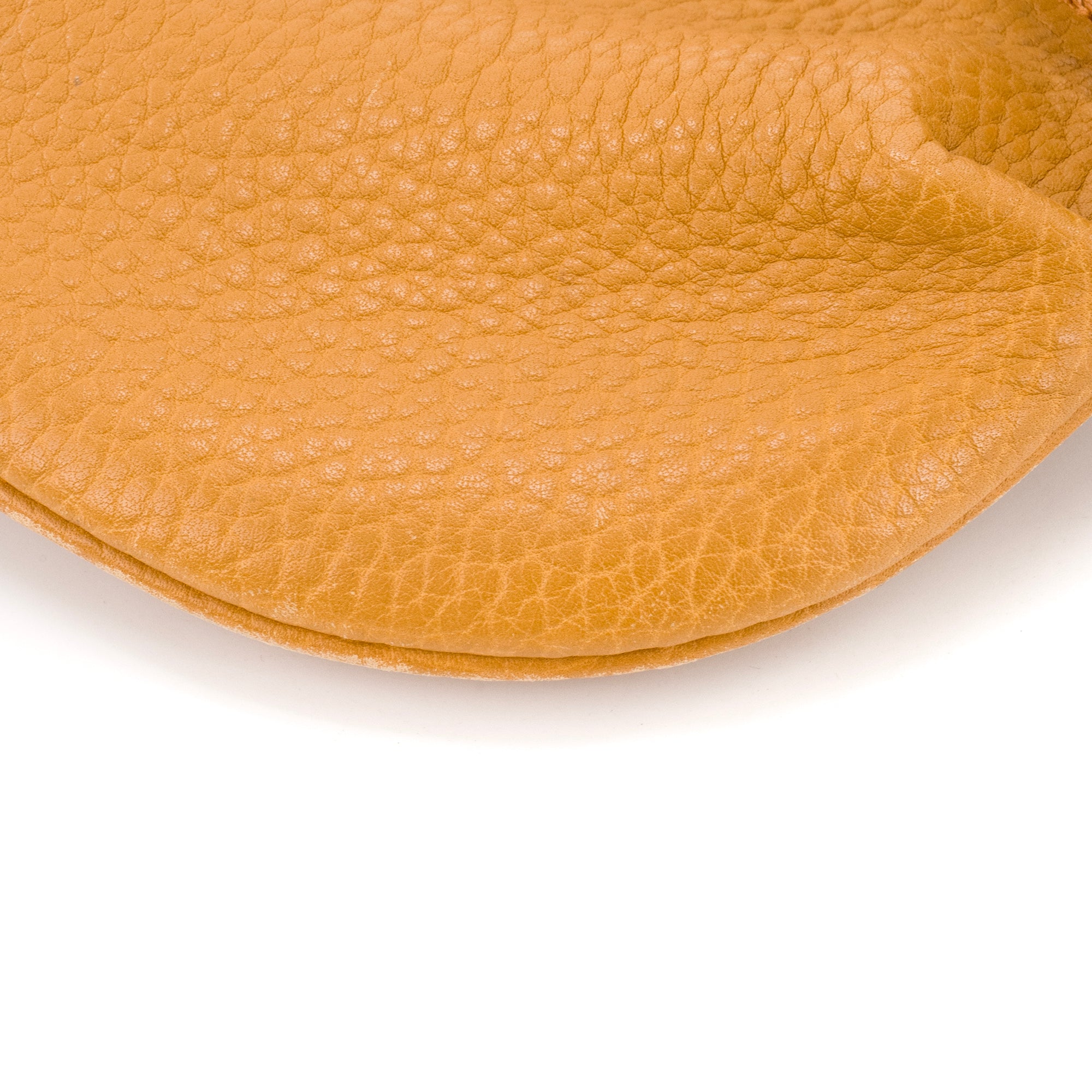 HERMÈS - Sac à bandoulière Rodéo Hermès en cuir clémence marron vintage