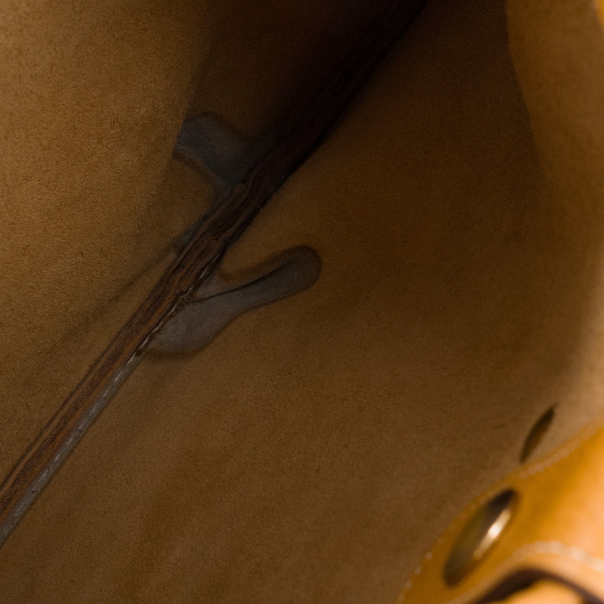 HERMÈS - Sac à bandoulière Rodéo Hermès en cuir clémence marron vintage