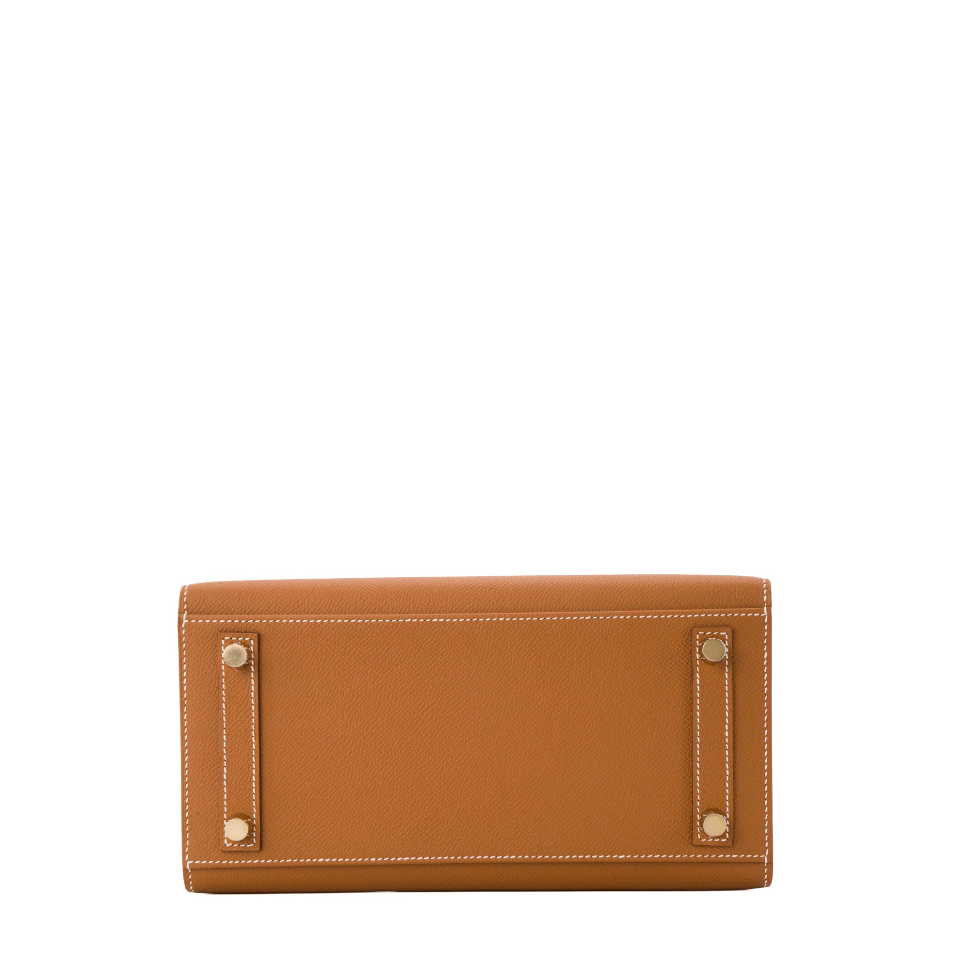 HERMÈS - Sac à main Birkin 25 Hermès en cuir epsom marron gold