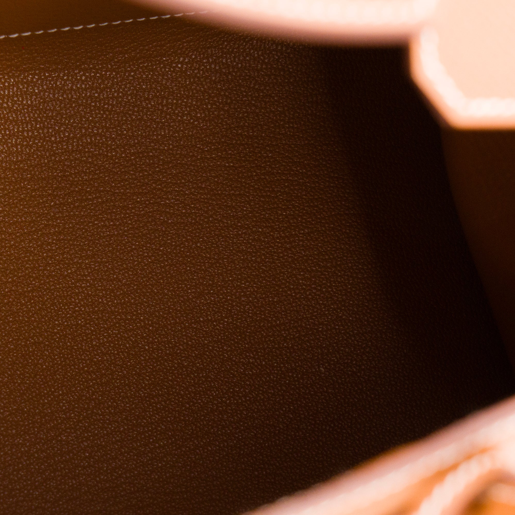 HERMÈS - Sac à main Birkin 25 Hermès en cuir epsom marron gold