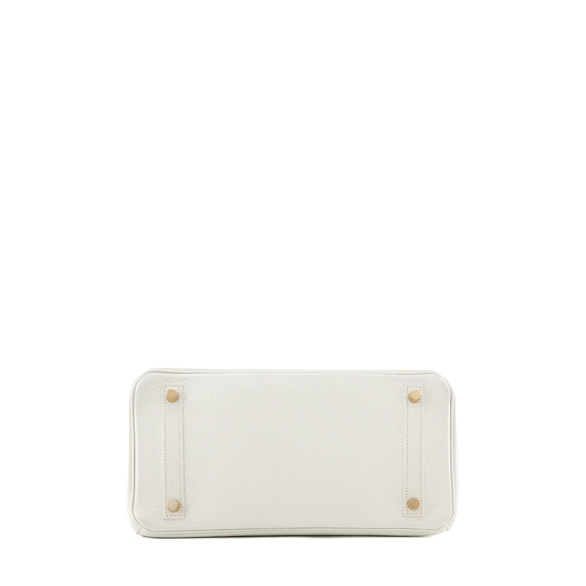 HERMÈS - Sac à main Birkin 30 Hermès en cuir togo blanc