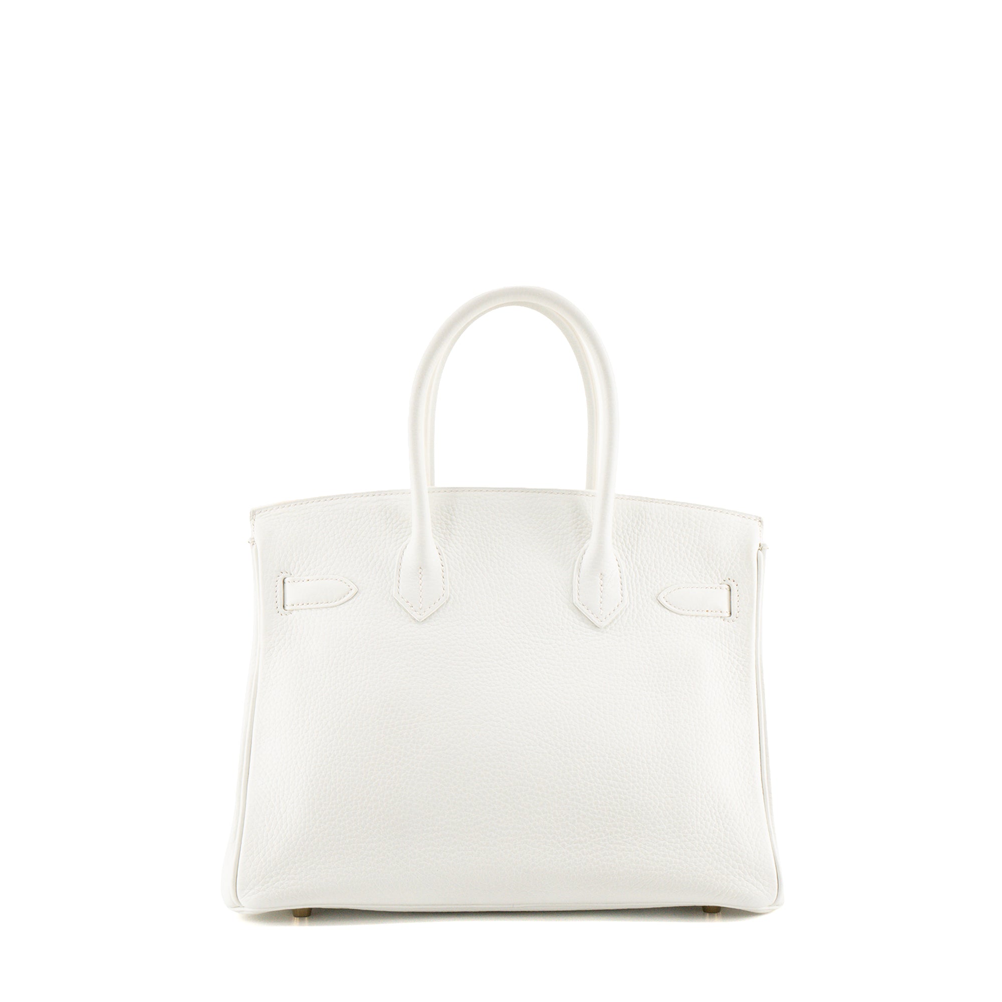 HERMÈS - Sac à main Birkin 30 Hermès en cuir togo blanc