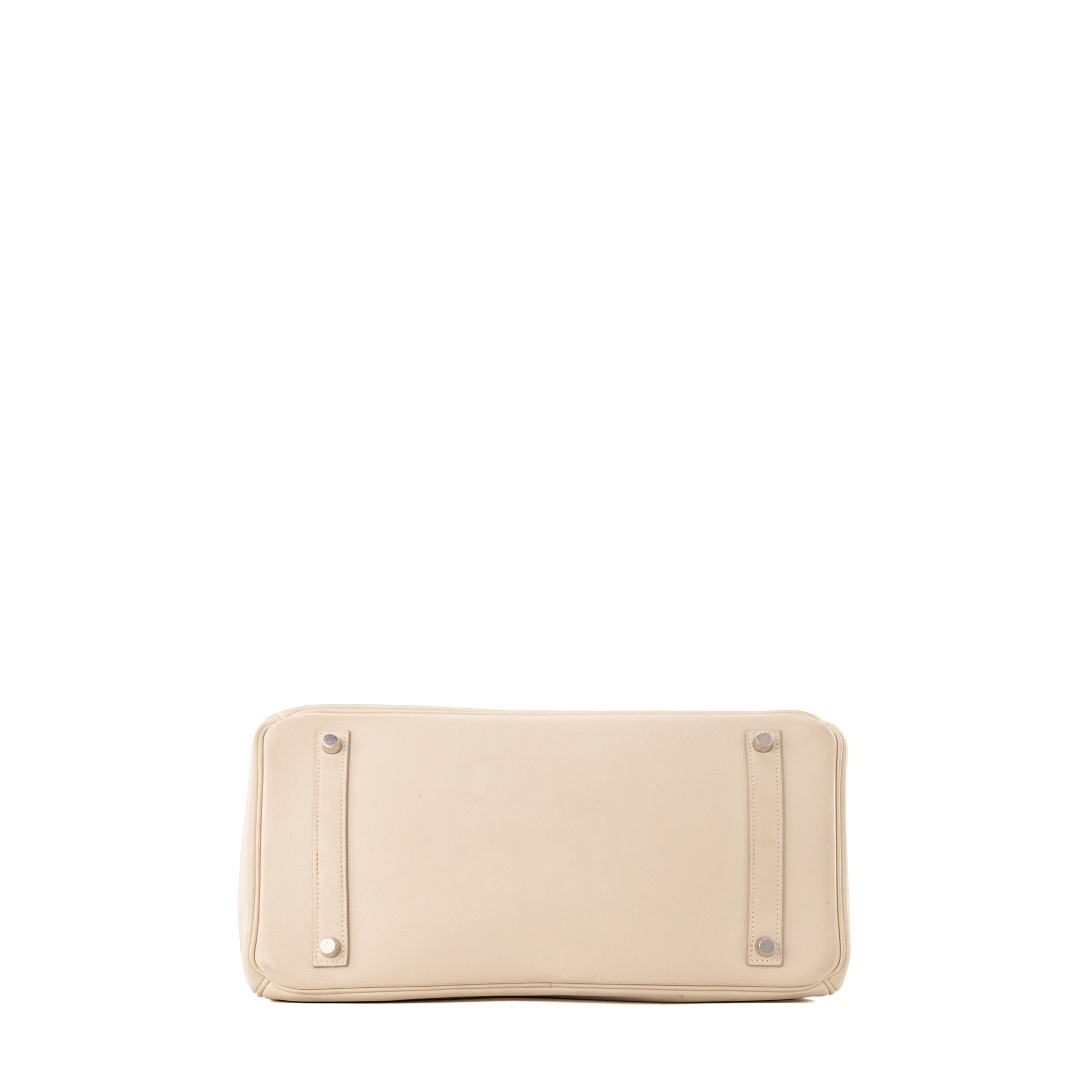 HERMÈS - Sac à main Birkin 35 Hermès en cuir Swift craie beige