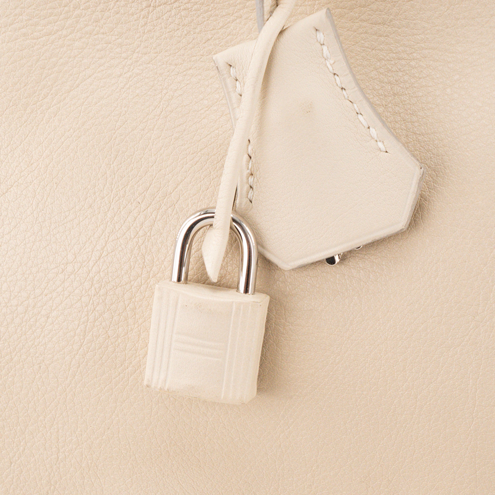HERMÈS - Sac à main Birkin 35 Hermès en cuir Swift craie beige