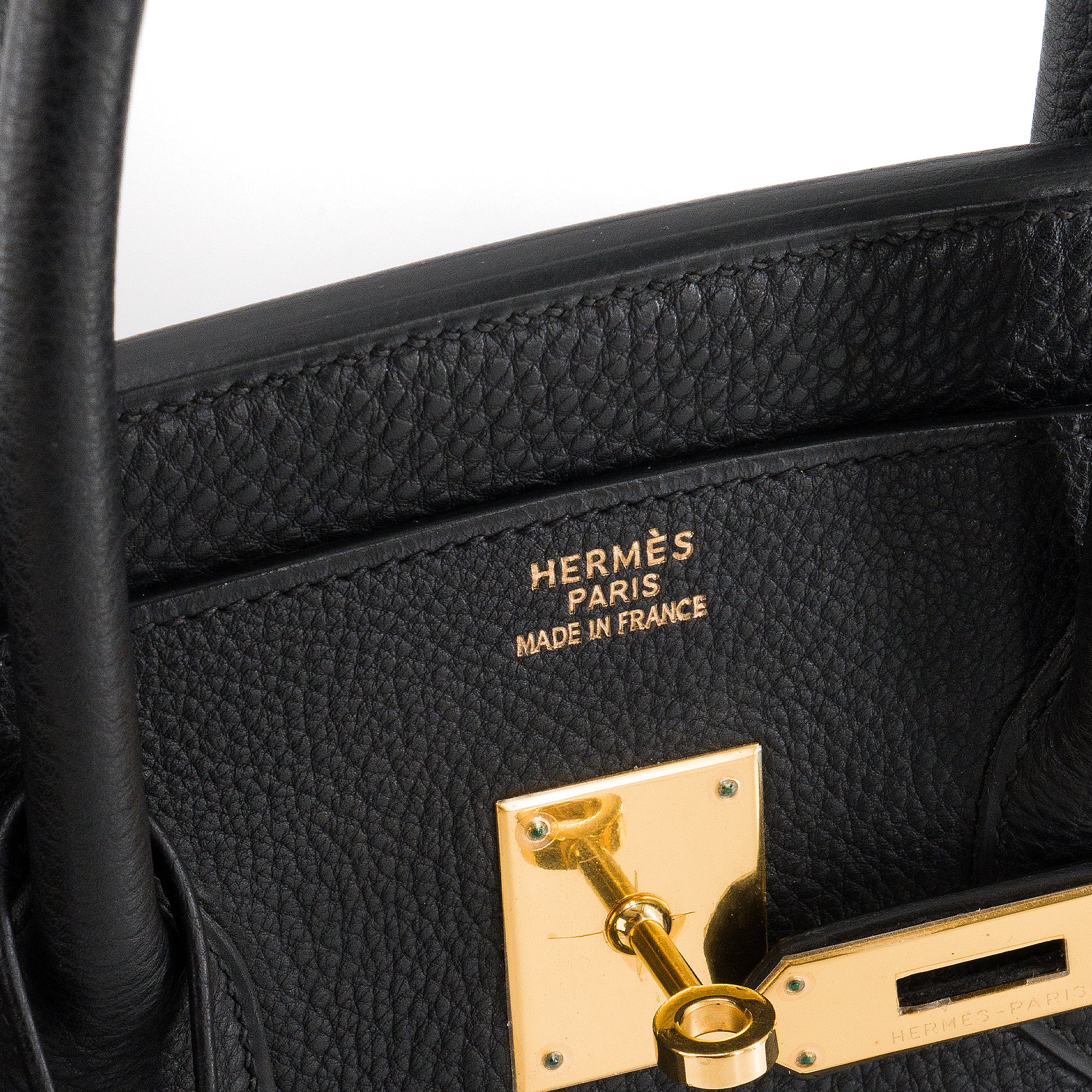 HERMÈS - Sac à main Birkin 35 Hermès en cuir togo noir