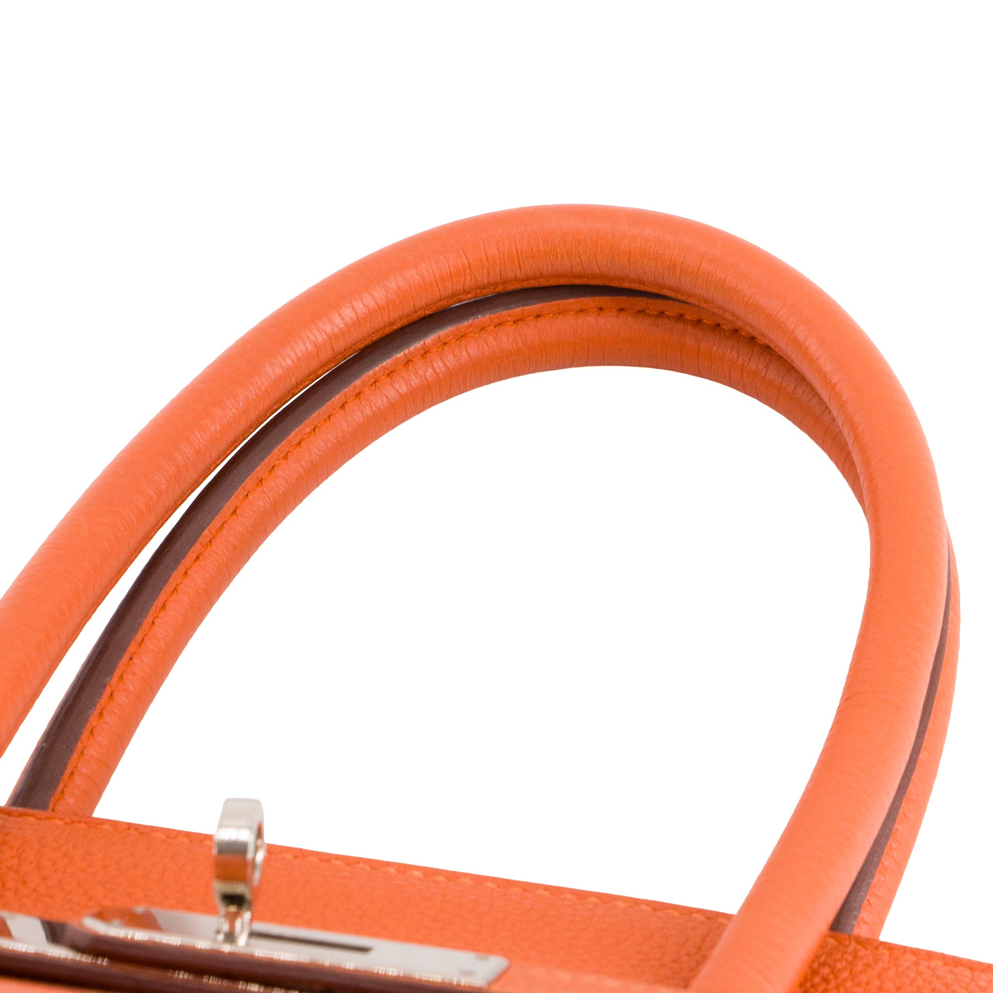 HERMÈS - Sac à main Birkin 35 Hermès en cuir togo Orange H