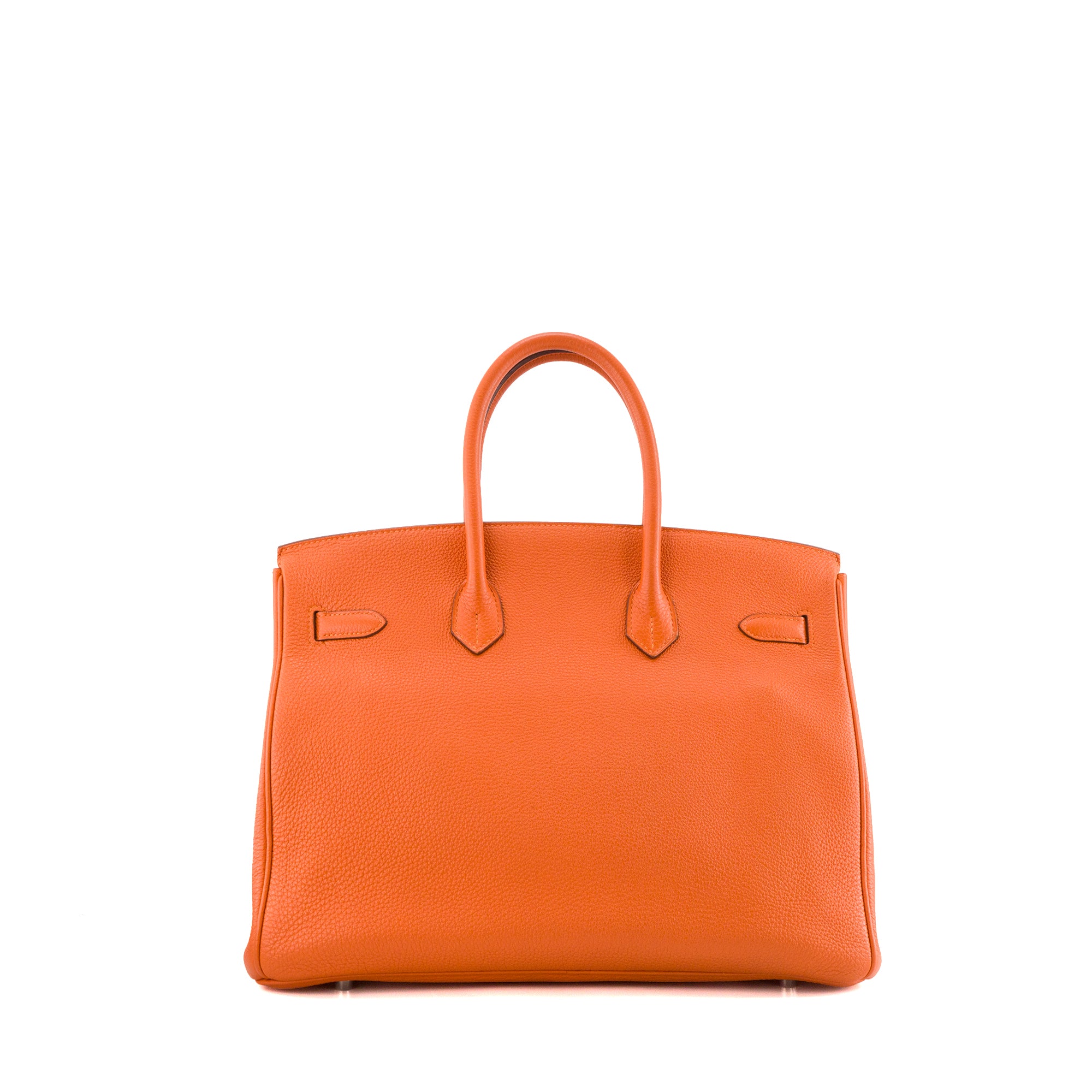 HERMÈS - Sac à main Birkin 35 Hermès en cuir togo Orange H