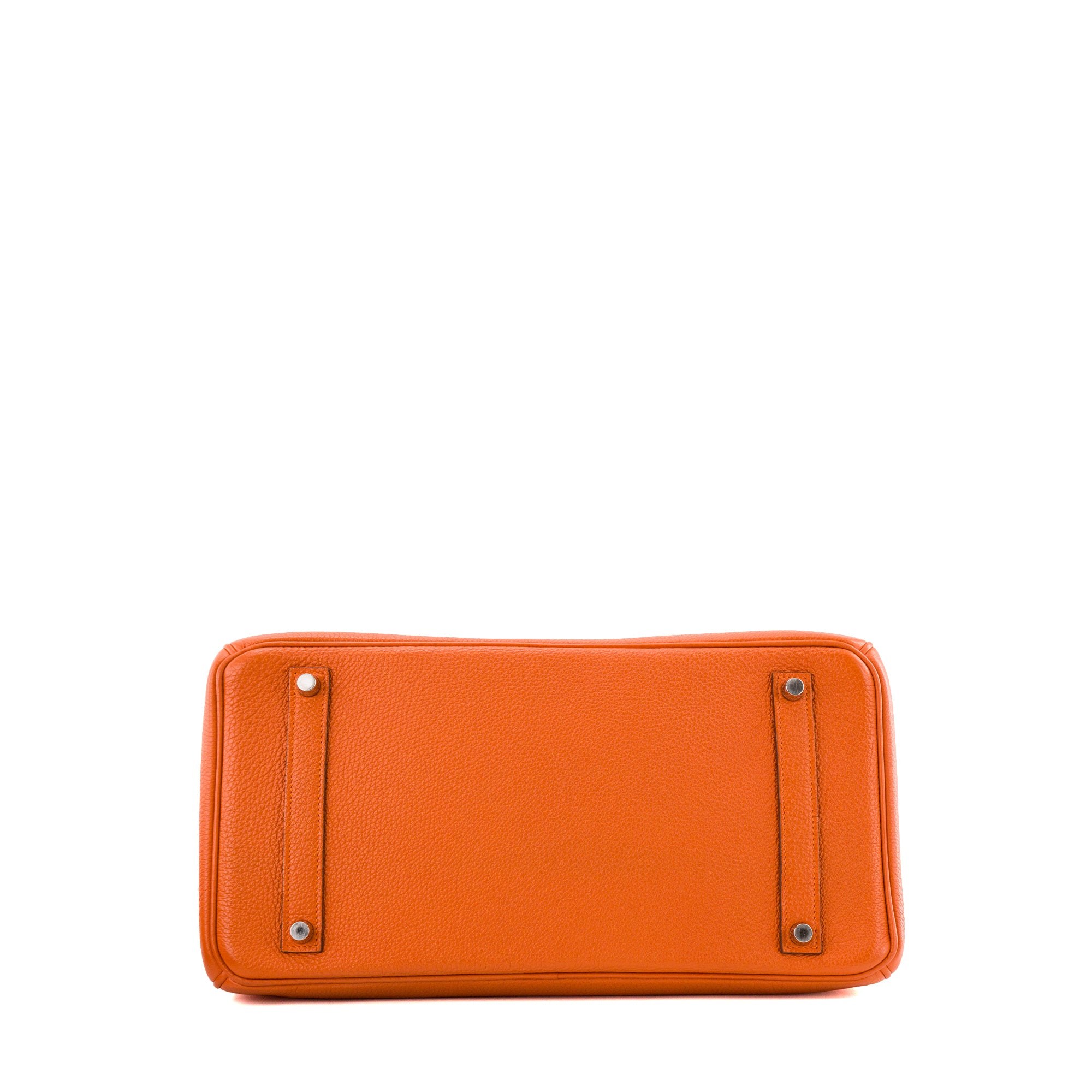 HERMÈS - Sac à main Birkin 35 Hermès en cuir togo Orange H