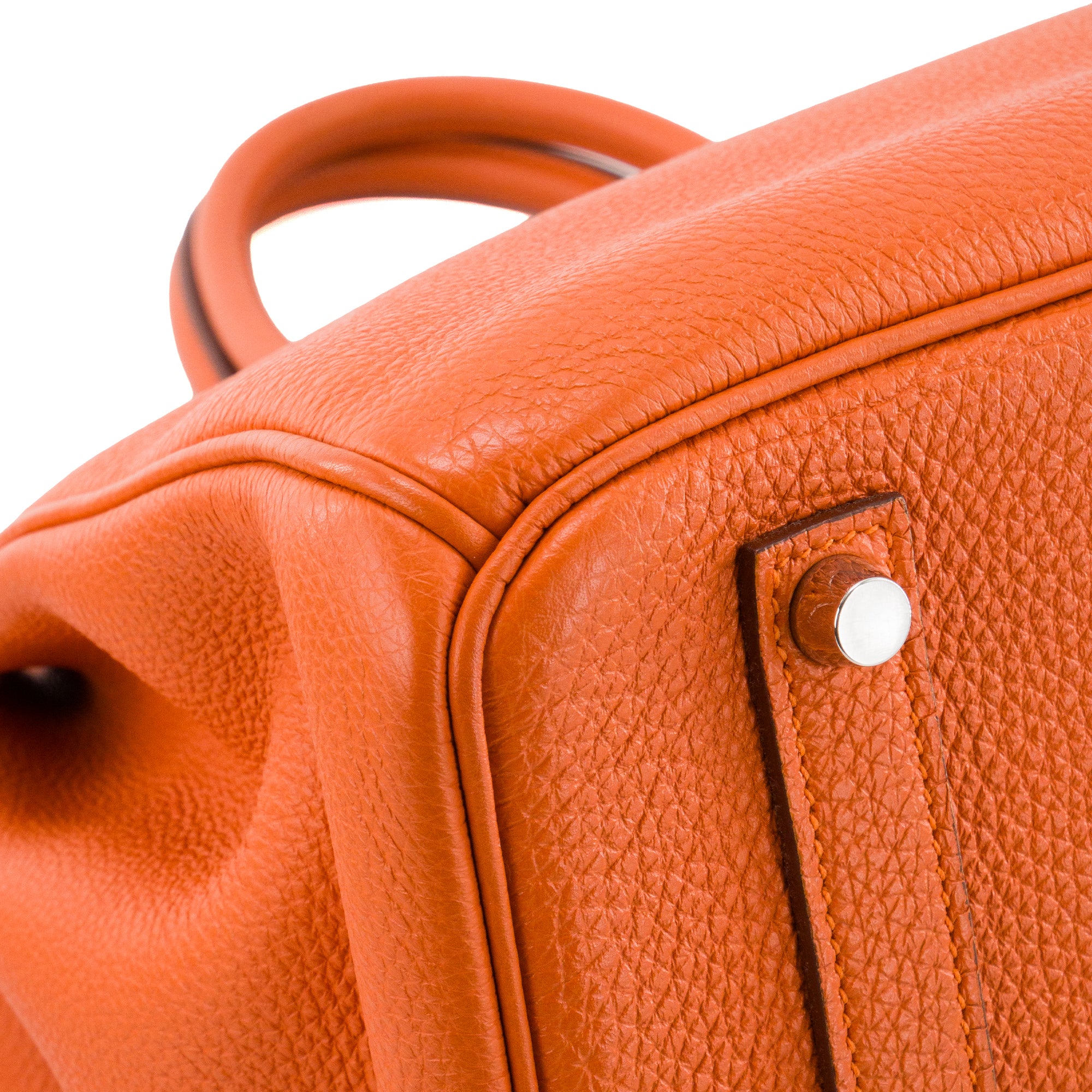 HERMÈS - Sac à main Birkin 35 Hermès en cuir togo Orange H