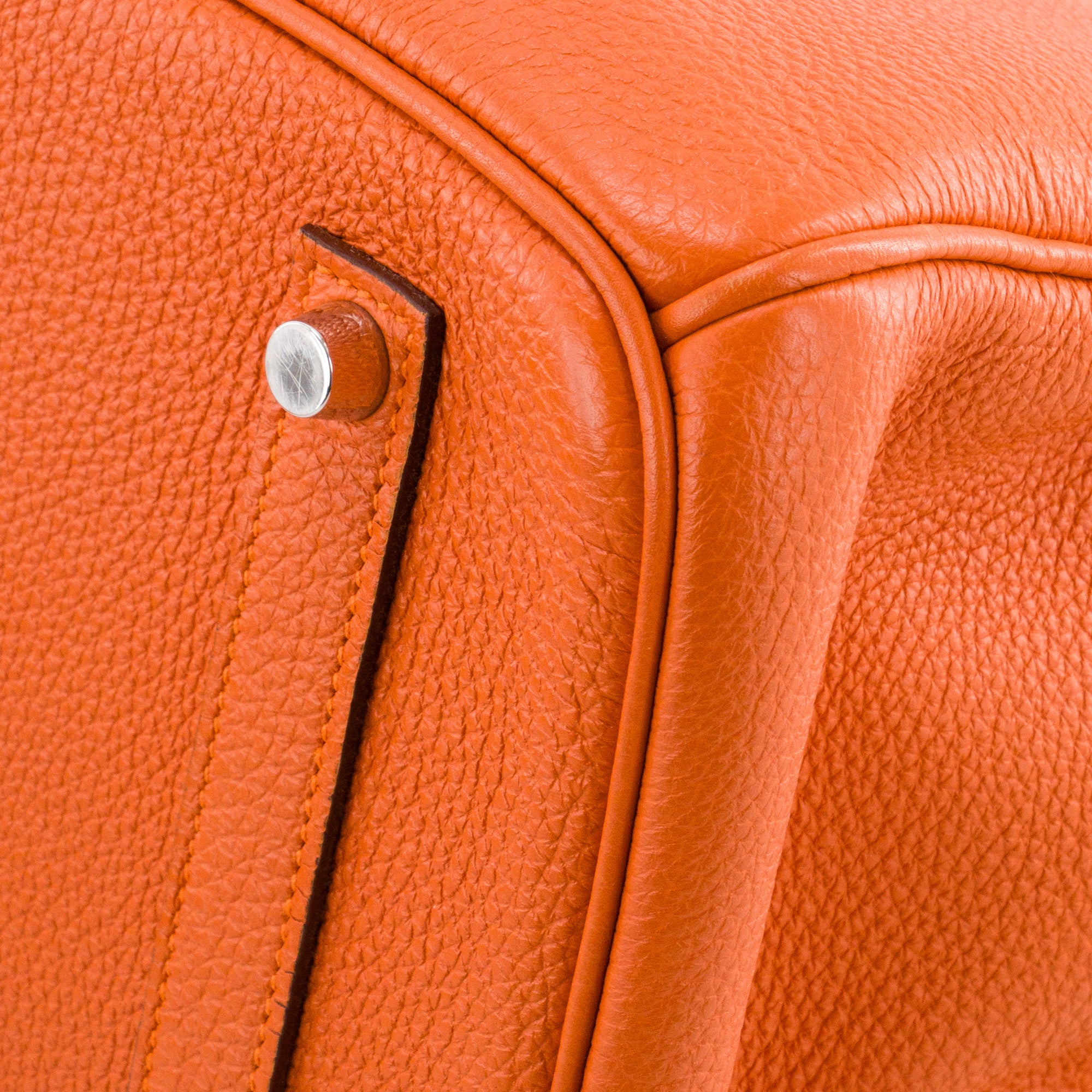 HERMÈS - Sac à main Birkin 35 Hermès en cuir togo Orange H