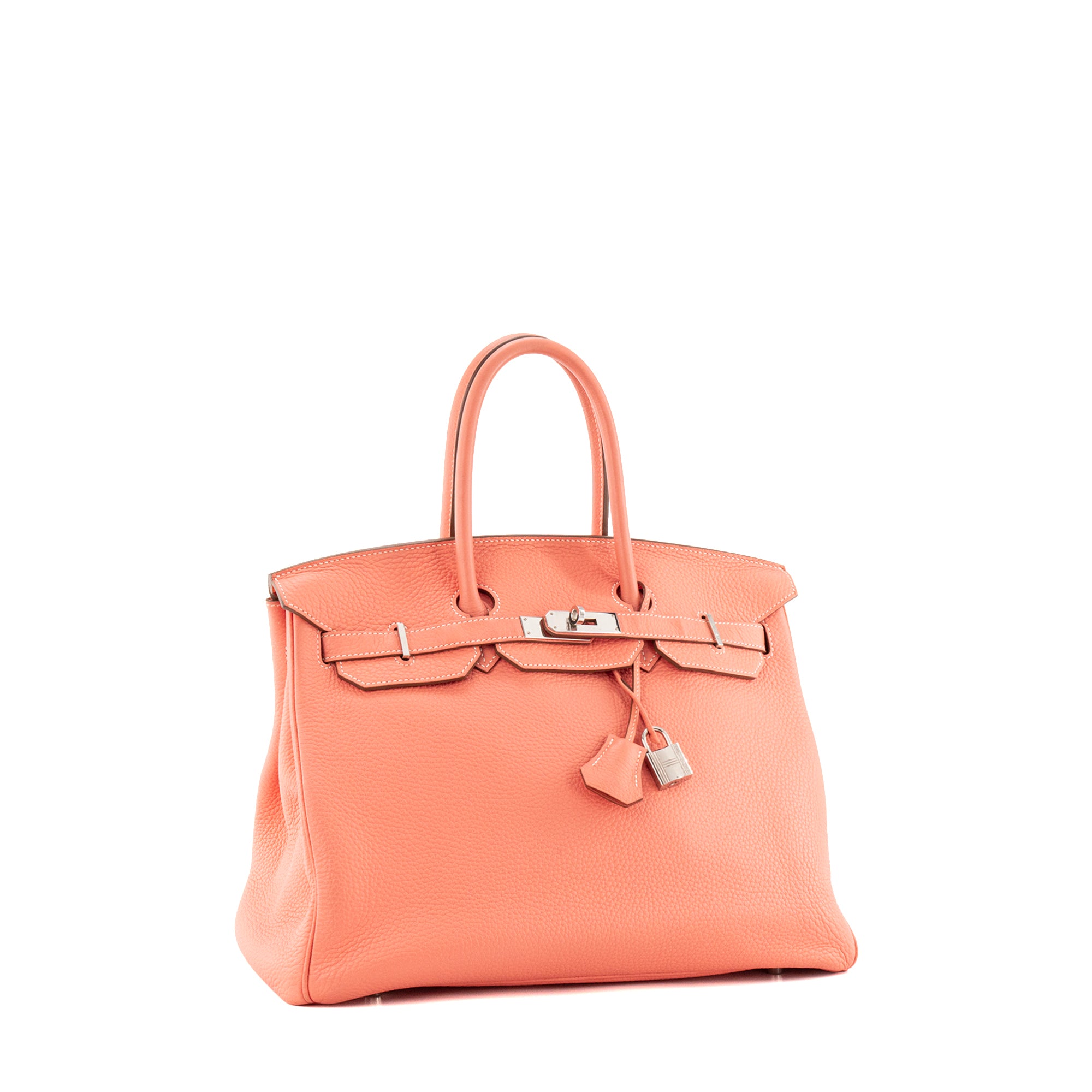 HERMÈS - Sac à main Birkin 35 Hermès en cuir togo rose
