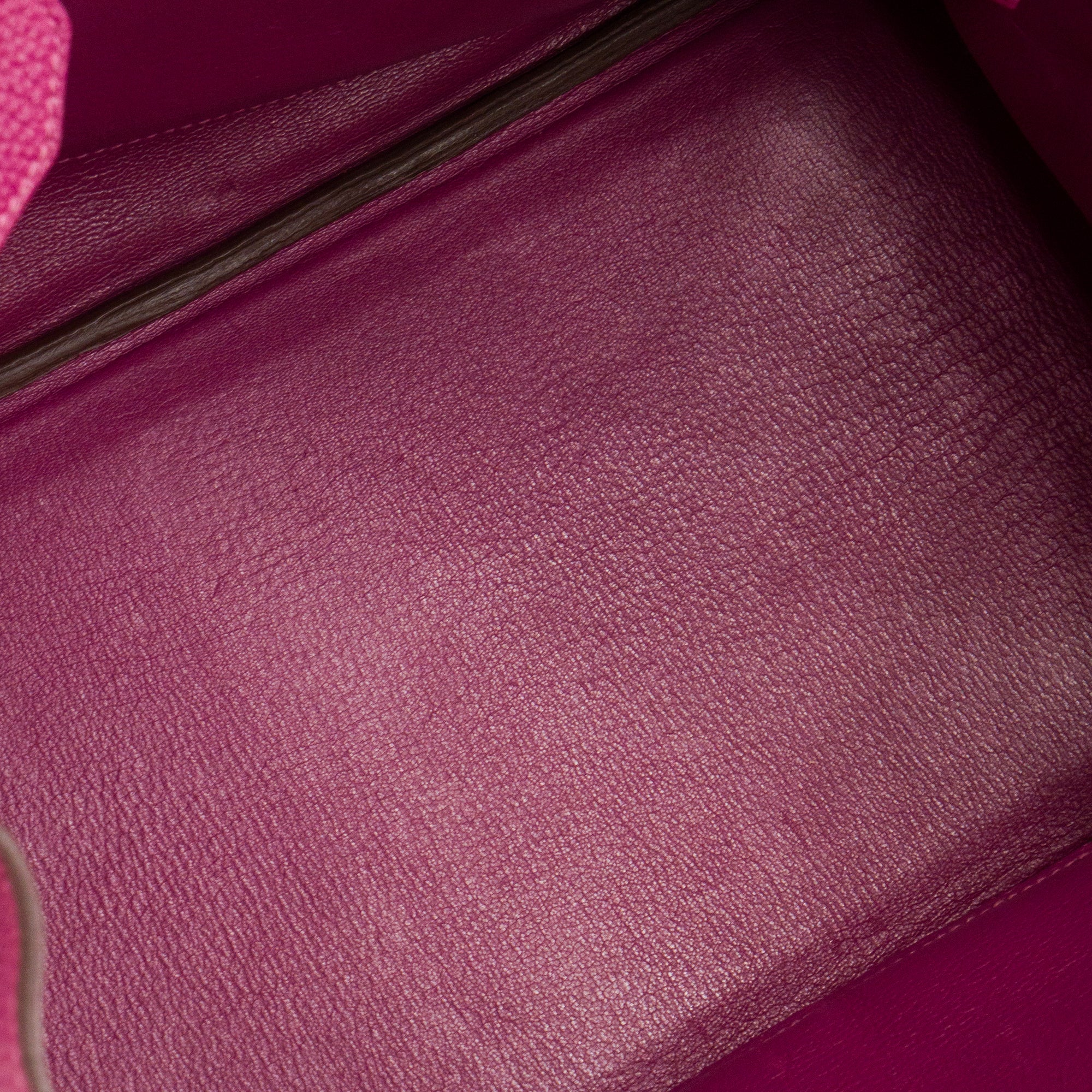 HERMÈS - Sac à main Birkin 35 Hermès en cuir togo violet Tosca