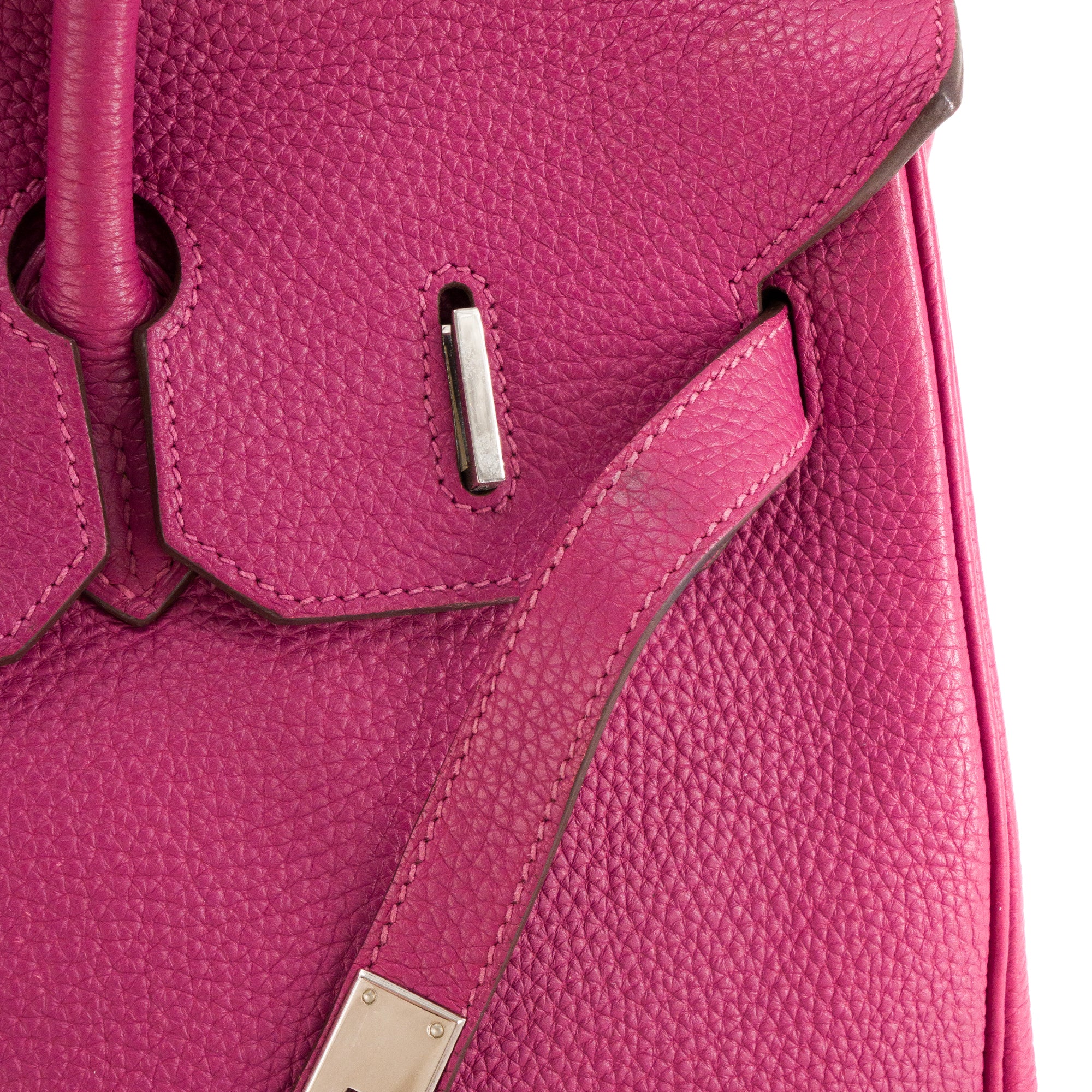 HERMÈS - Sac à main Birkin 35 Hermès en cuir togo violet Tosca