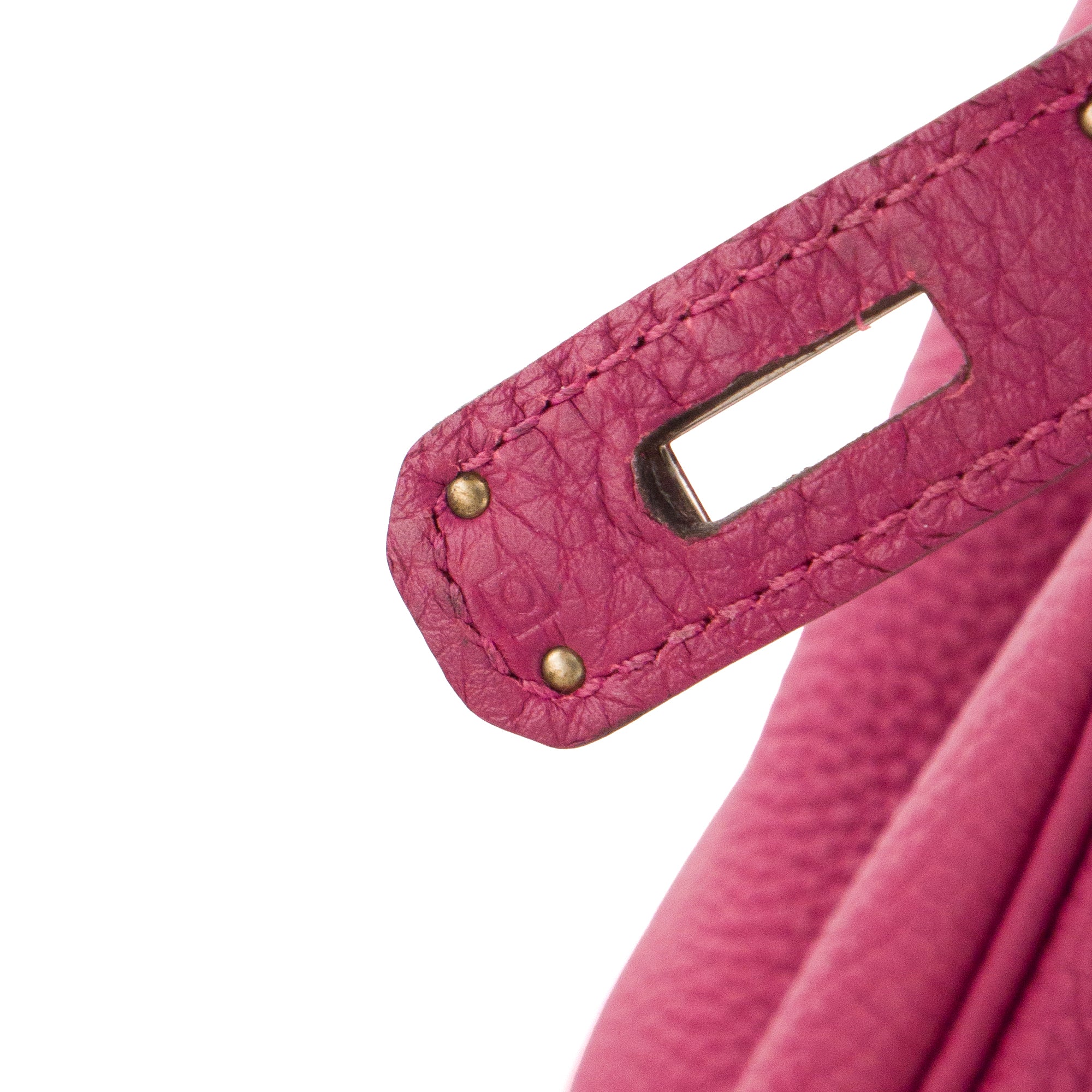 HERMÈS - Sac à main Birkin 35 Hermès en cuir togo violet Tosca