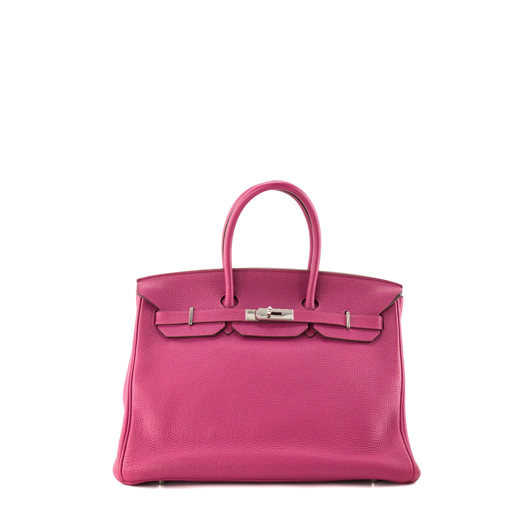 HERMÈS - Sac à main Birkin 35 Hermès en cuir togo violet Tosca