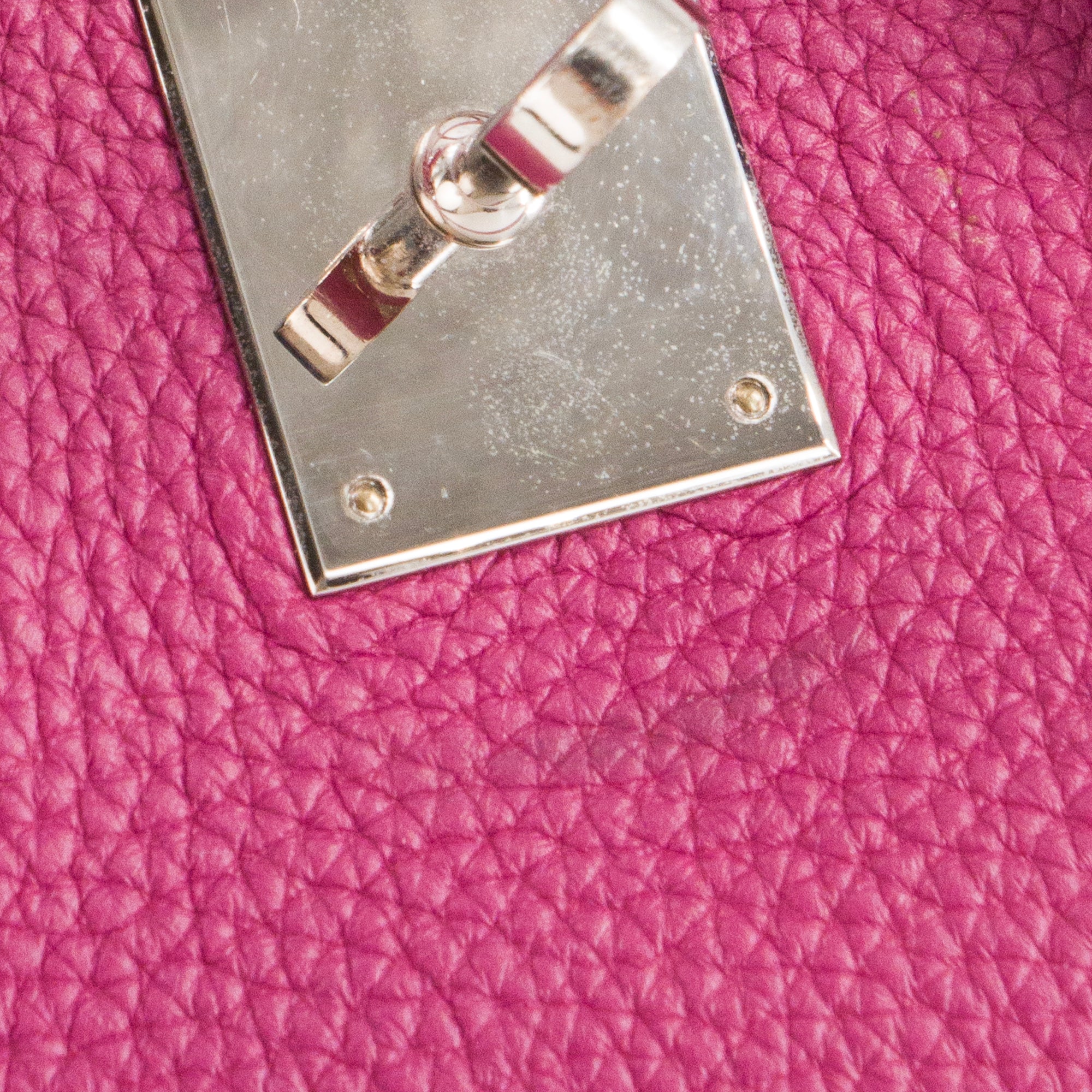 HERMÈS - Sac à main Birkin 35 Hermès en cuir togo violet Tosca